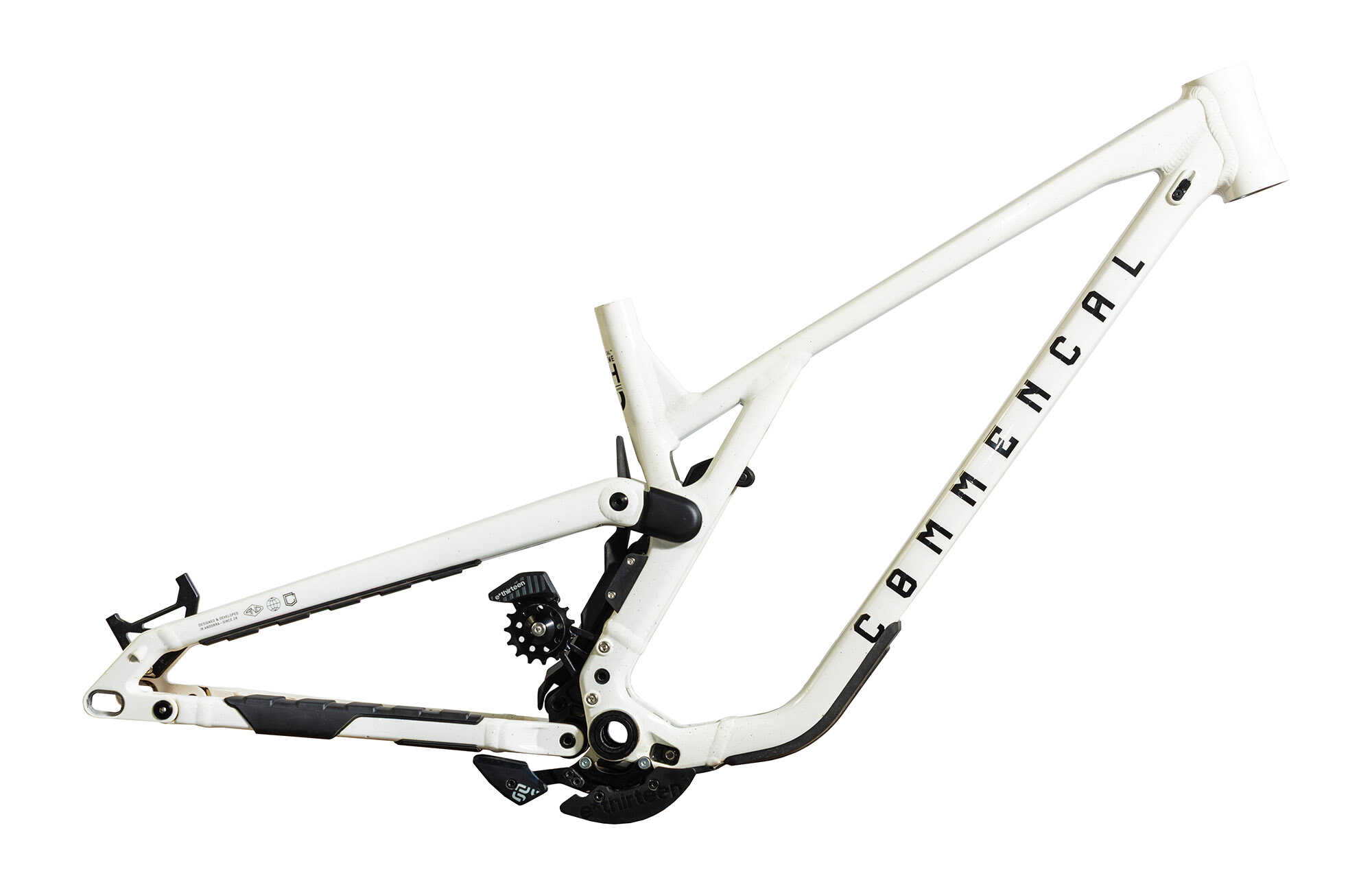 FRAME COMMENCAL SUPREME DH V5 GLITTERY WHITE - M (24252802) image large number 0