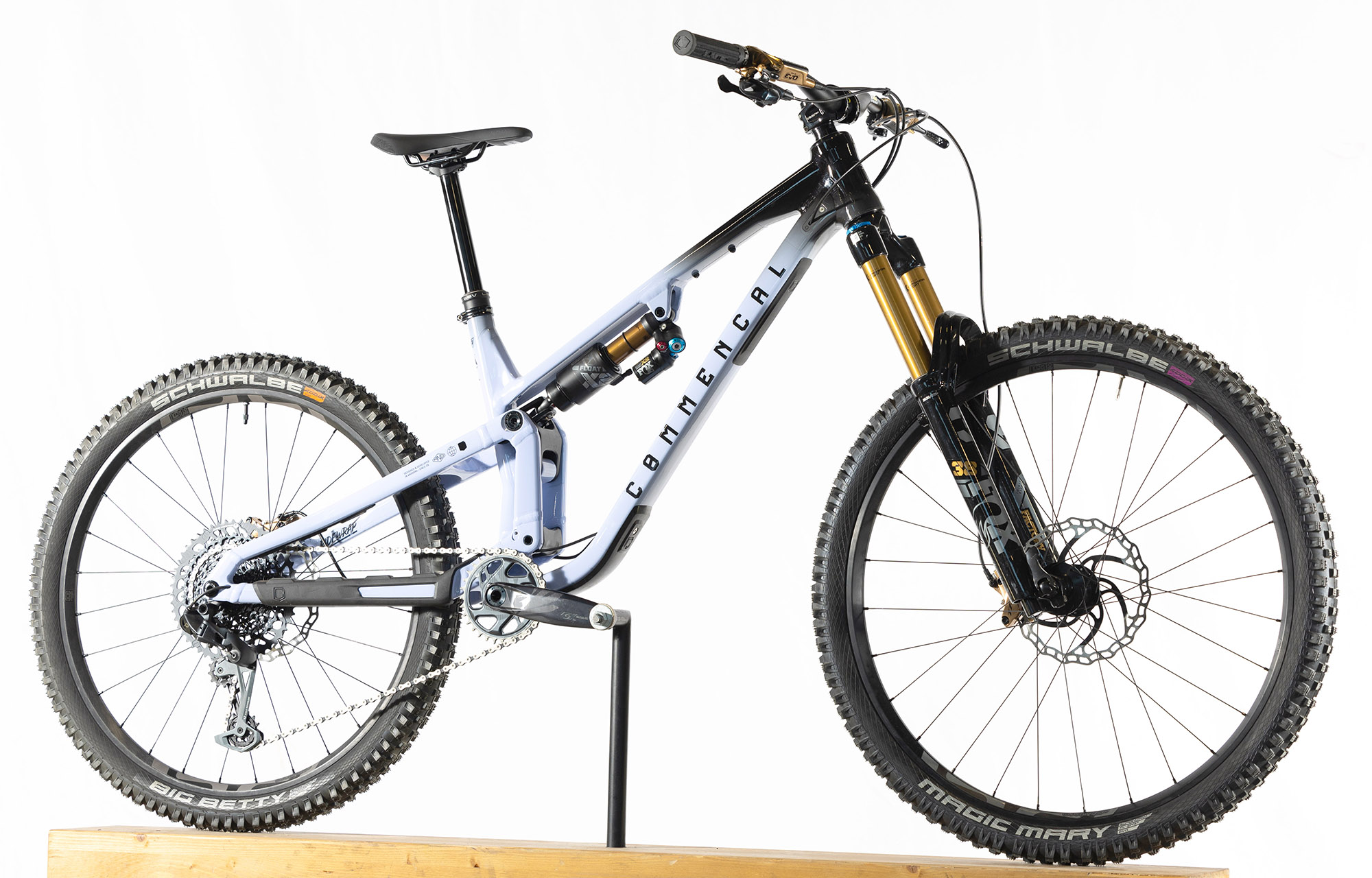 COMMENCAL META SX V5 SIGNATURE ALC LIGHT PURPLE/BLACK - M (23METASXV5RAALCCA) image number null