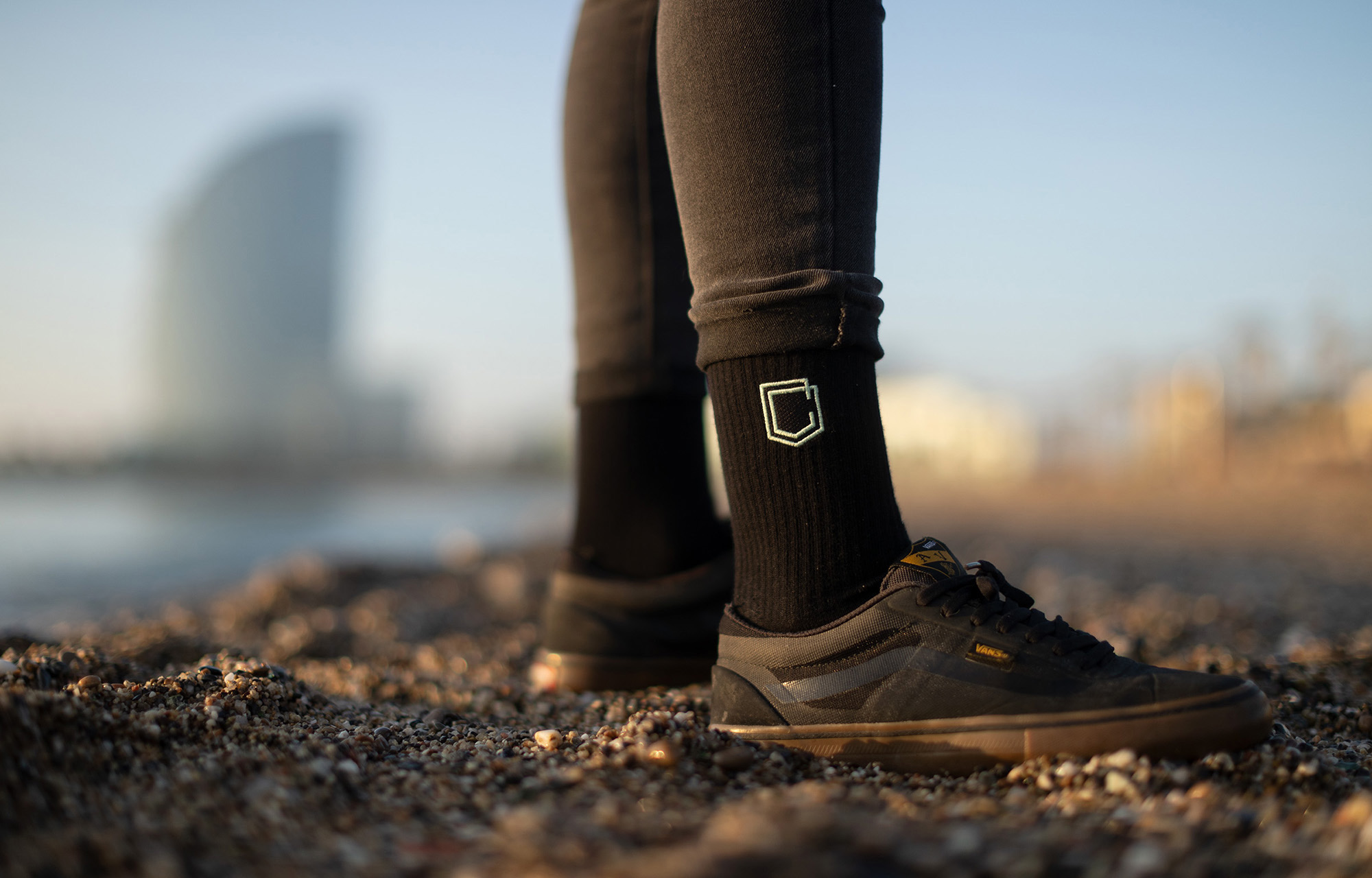COMMENCAL LIFESTYLE THICK SHIELD SOCKS HERITAGE GREEN image number 1
