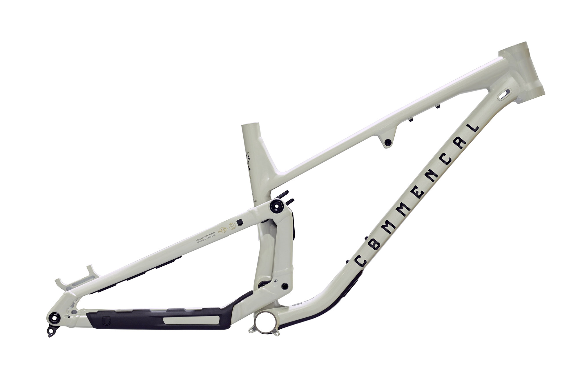 FRAME COMMENCAL META SX V5 CLEAR SILVER - M (23230402) image cover number 0