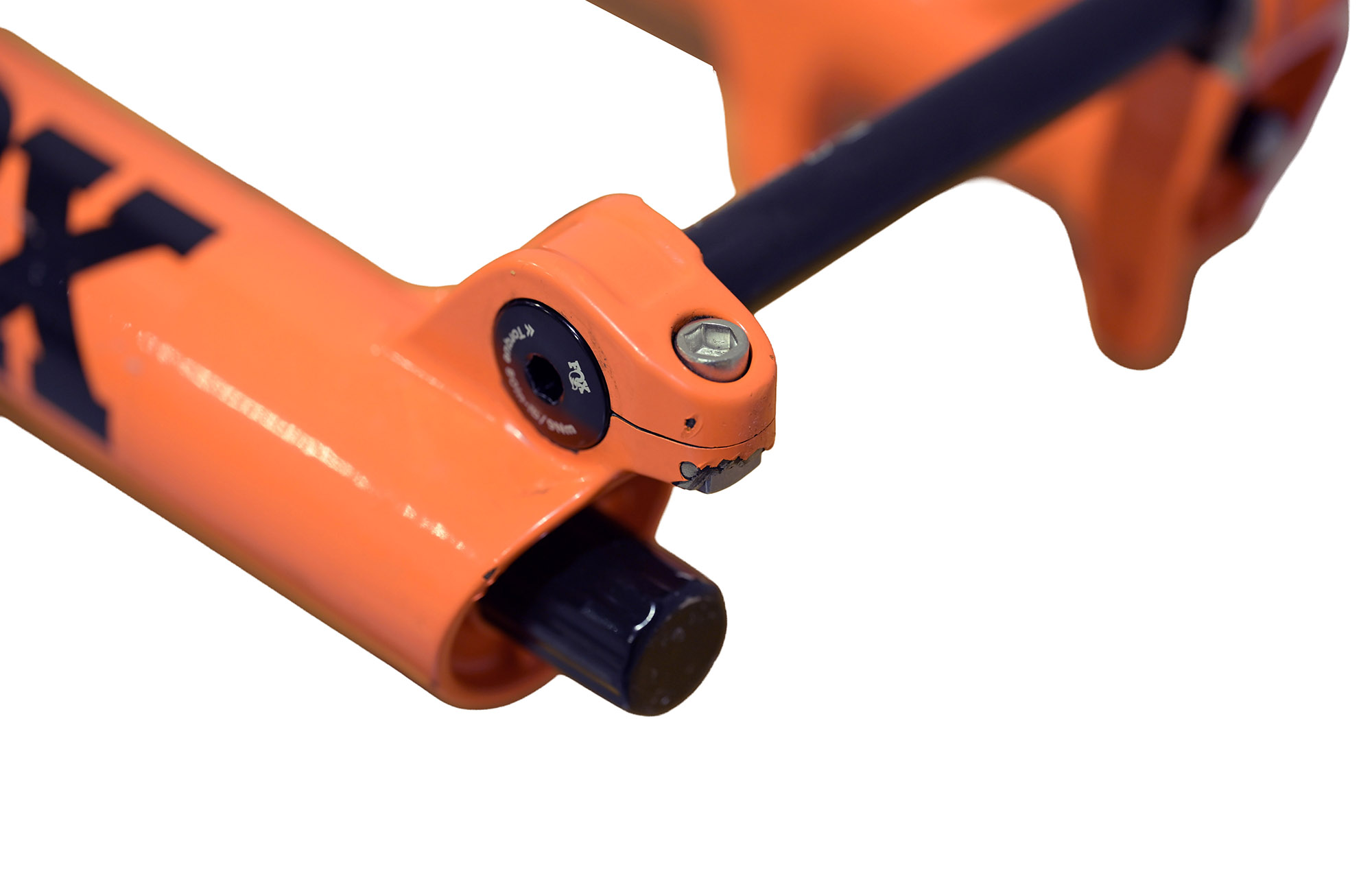 FOX 38 FLOAT FACTORY KASHIMA GRIP 2 170MM 29" ORANGE - (22500011) image cover number large 7