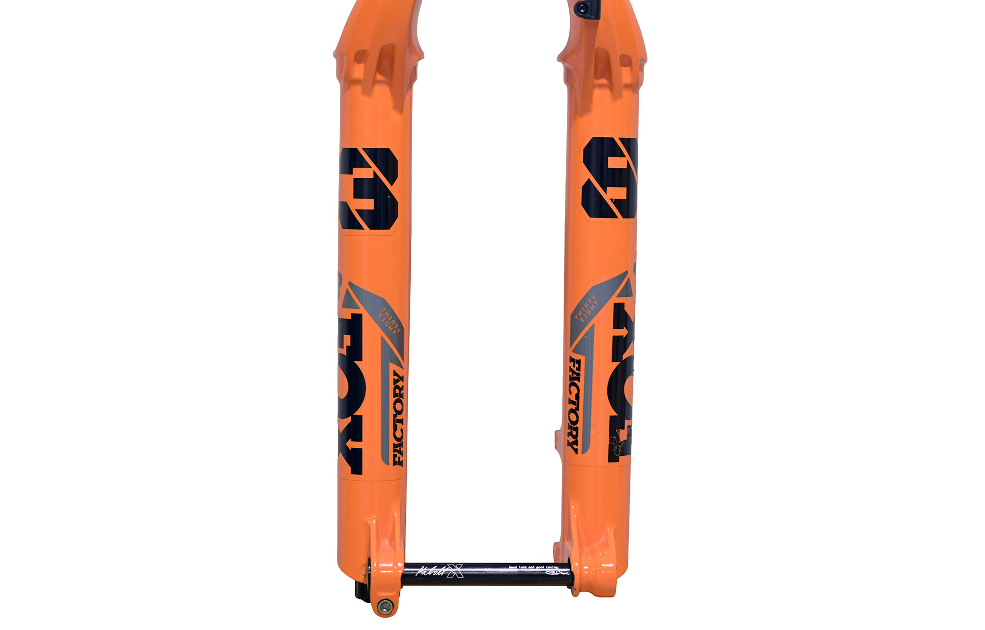 FOX 38 FLOAT FACTORY KASHIMA GRIP 2 170MM 29" ORANGE - (22500011) image cover number large 0