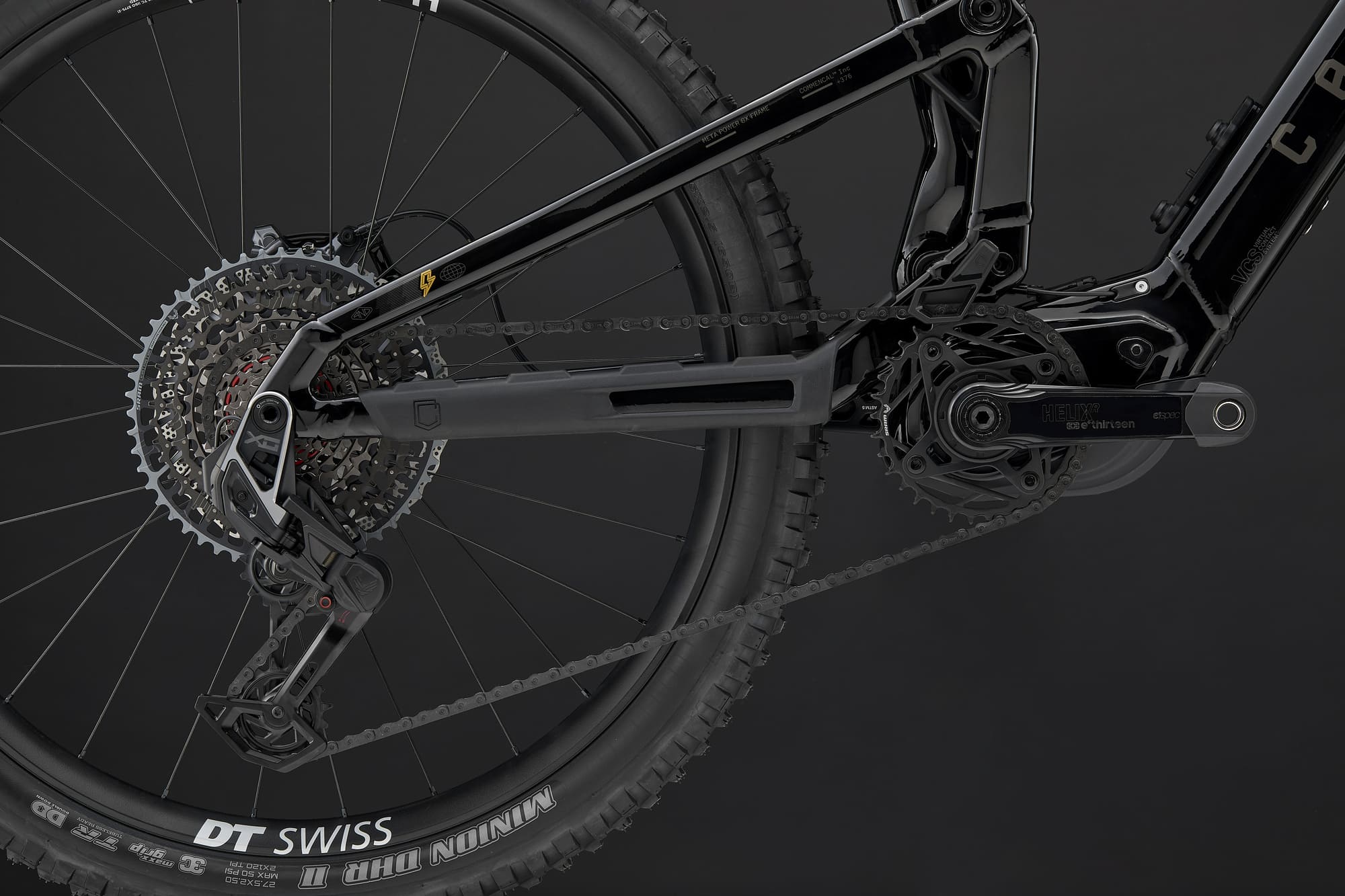 COMMENCAL META POWER SX AVINOX PODIUM PURE BLACK 2026 image cover number large 4