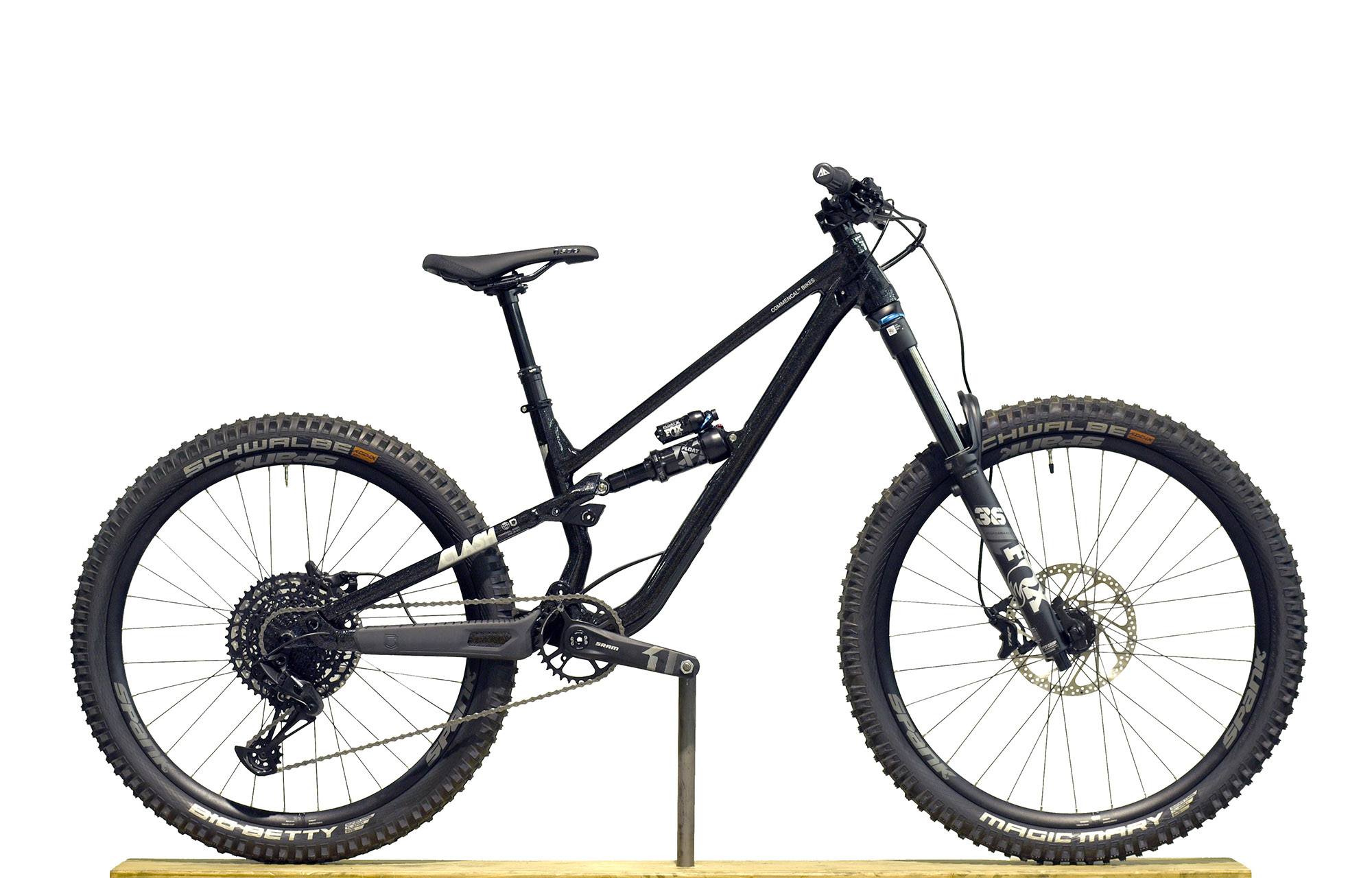 COMMENCAL CLASH XS GLITTERY BLACK - (23170800) image number null