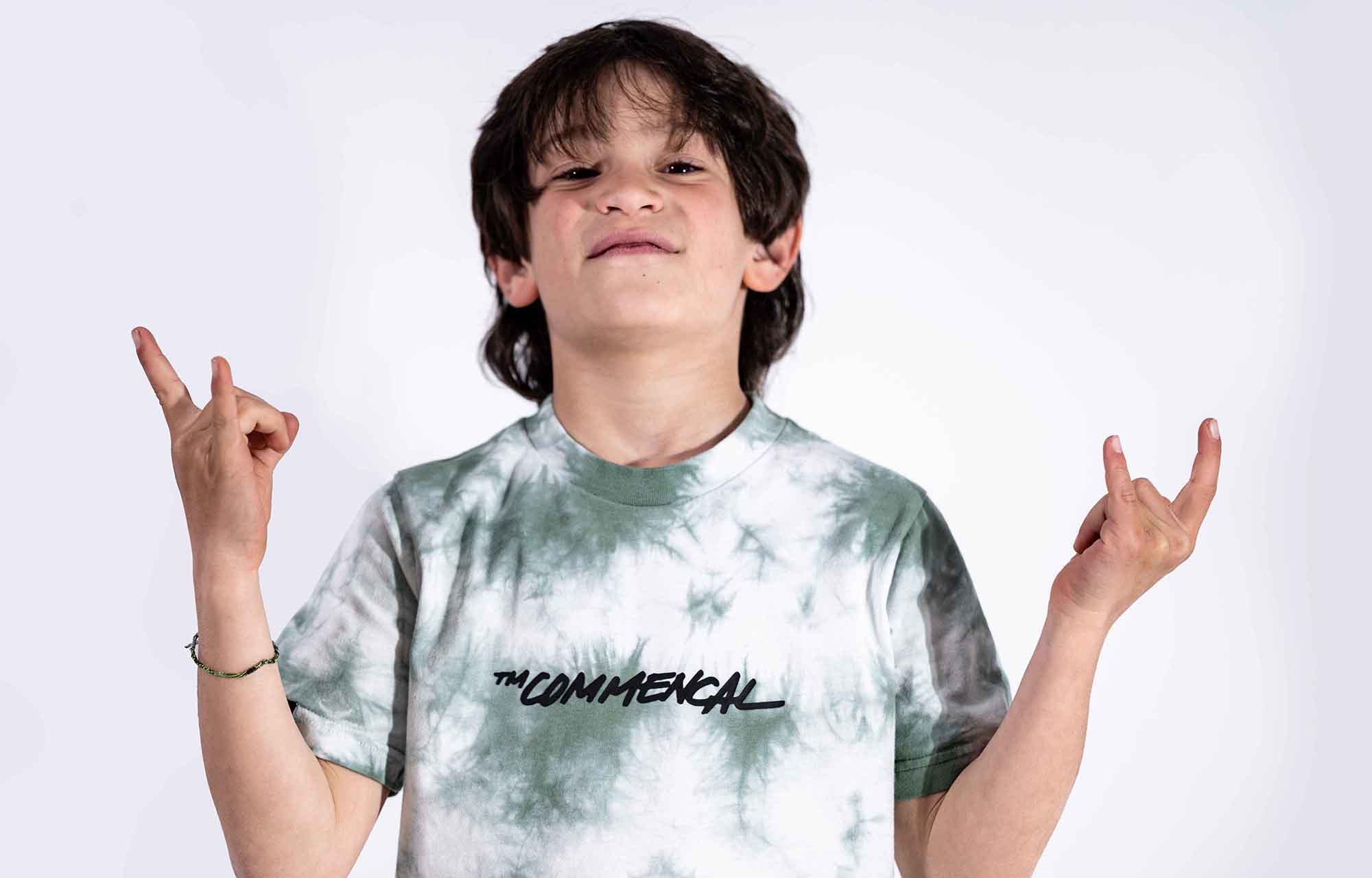 CAMISETA COMMENCAL KIDS TIE AND DYE image number 0