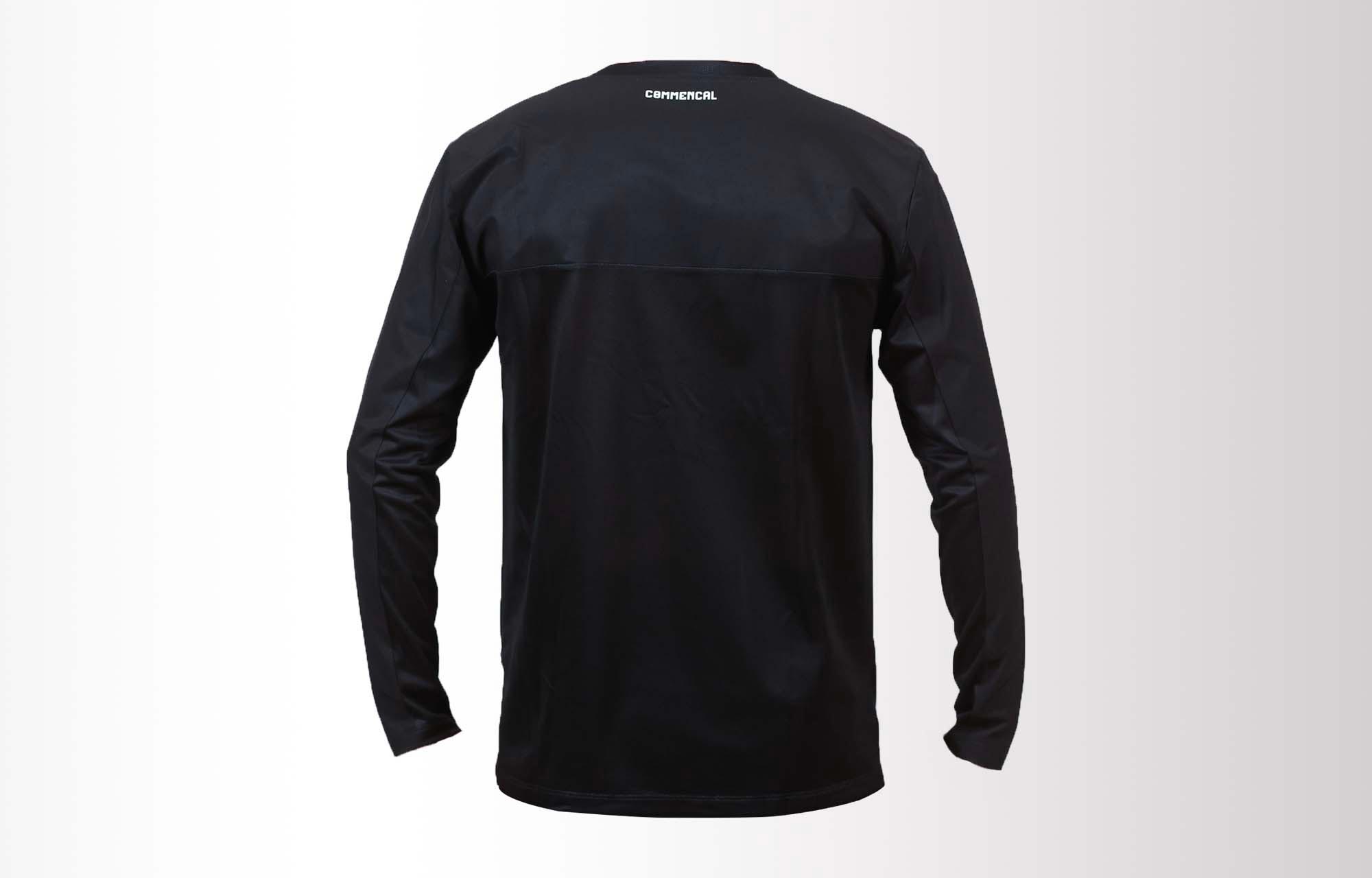 MAILLOT COMMENCAL HARDTECH MANGA LARGA ESSENTIAL BLACK image number 1