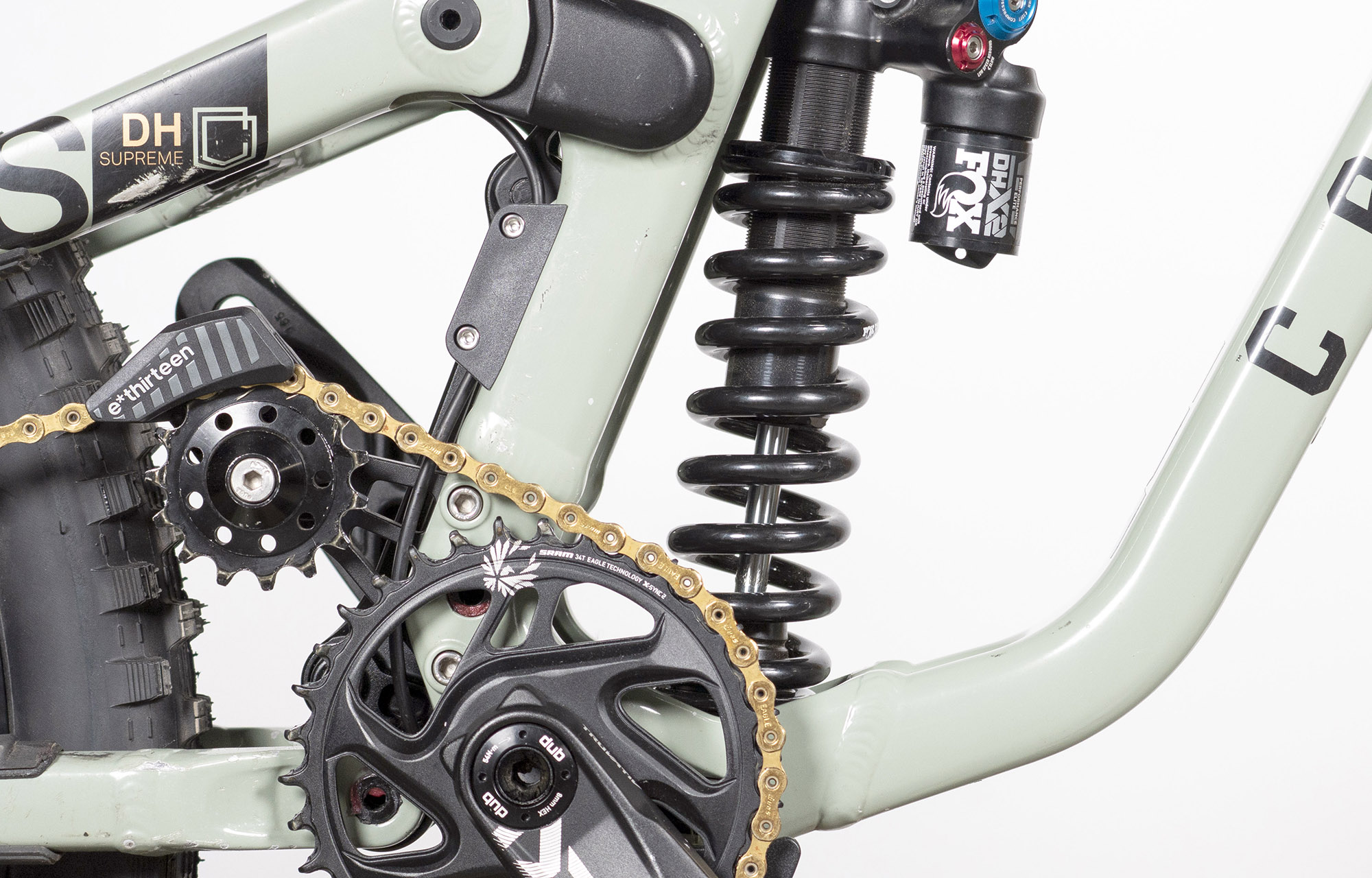 COMMENCAL SUPREME DH V5 ESSENTIAL HERITAGE GREEN - L (22150803) image number null