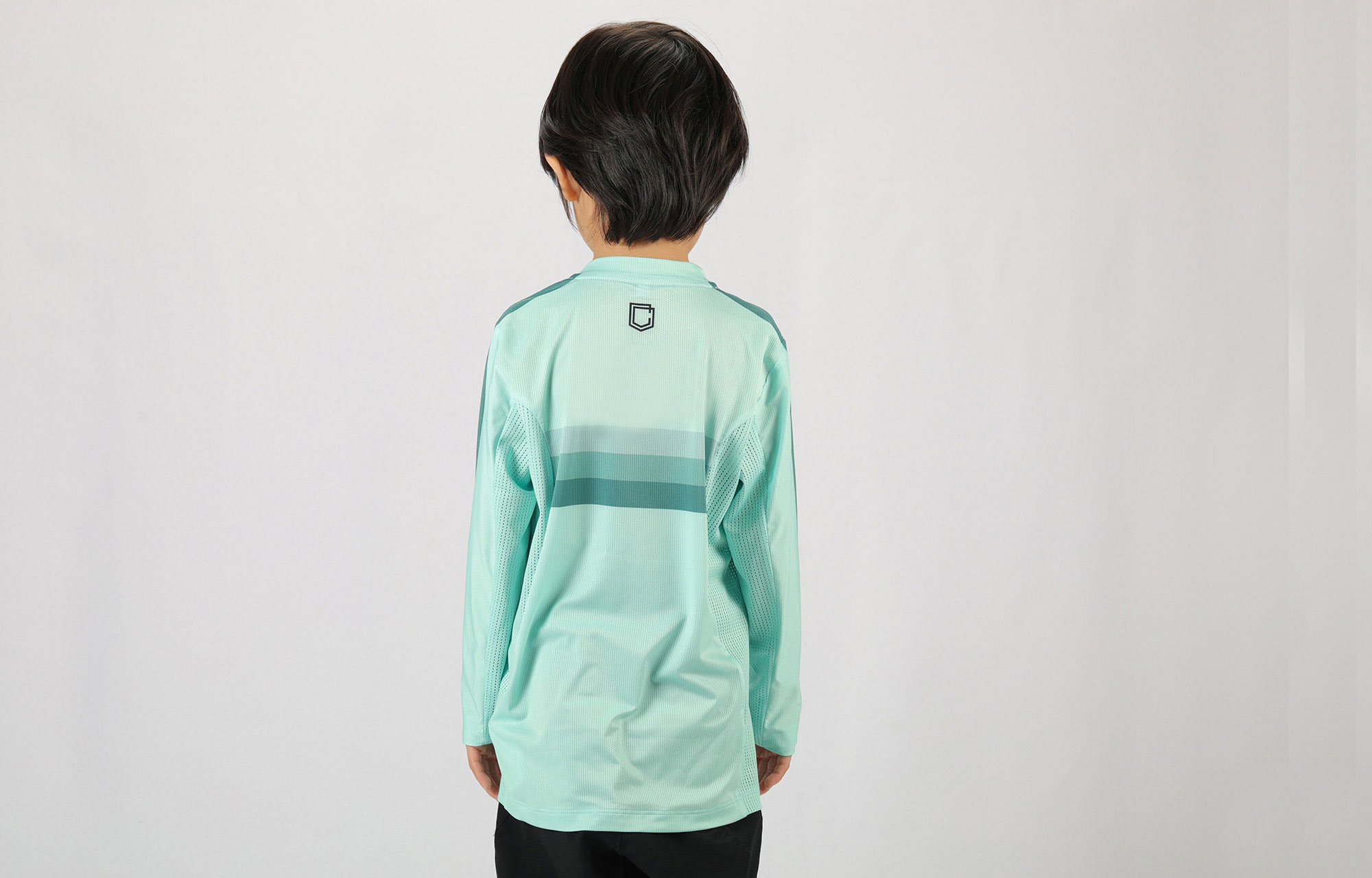 COMMENCAL KIDS LIGHTECH RACE LONG SLEEVE JERSEY FROZEN BLUE image number 0