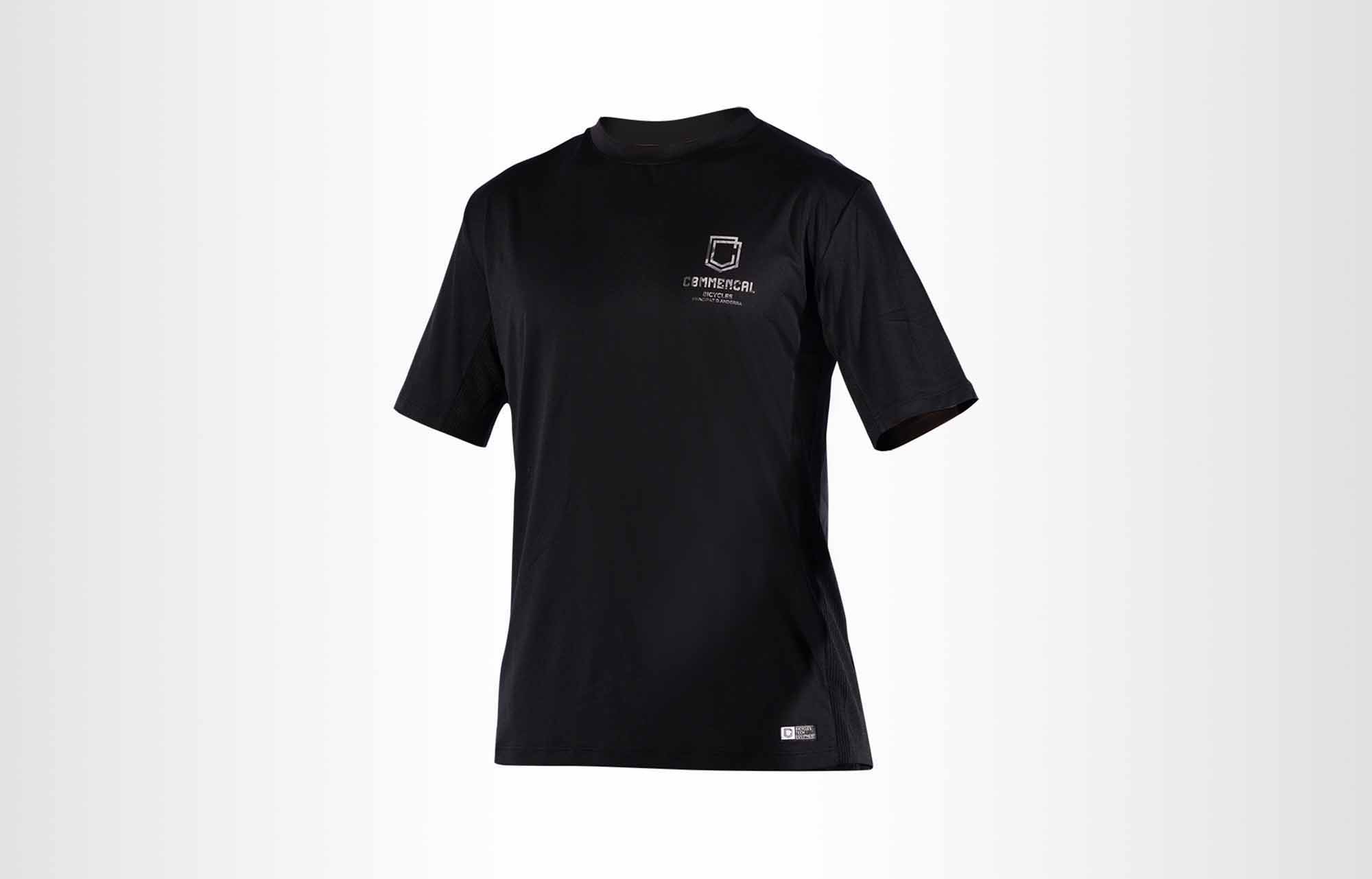 COMMENCAL LIGHTECH BASIC SHORT JERSEY BLACK image number 0