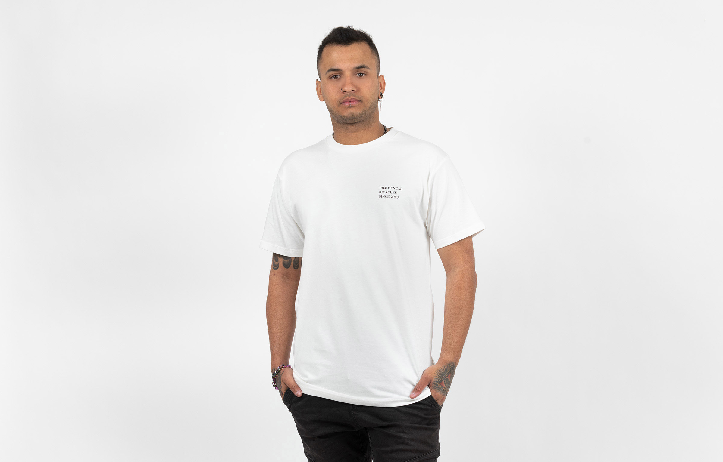 CAMISETA COMMENCAL BICYCLE ECRU image number 0