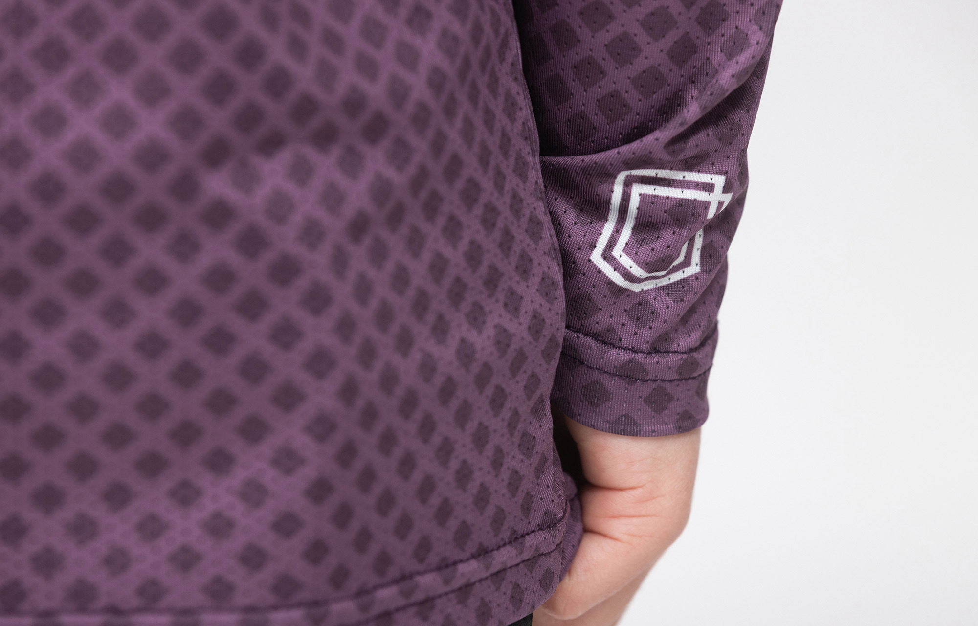 COMMENCAL KIDS POMPON JERSEY PURPLE image number 7