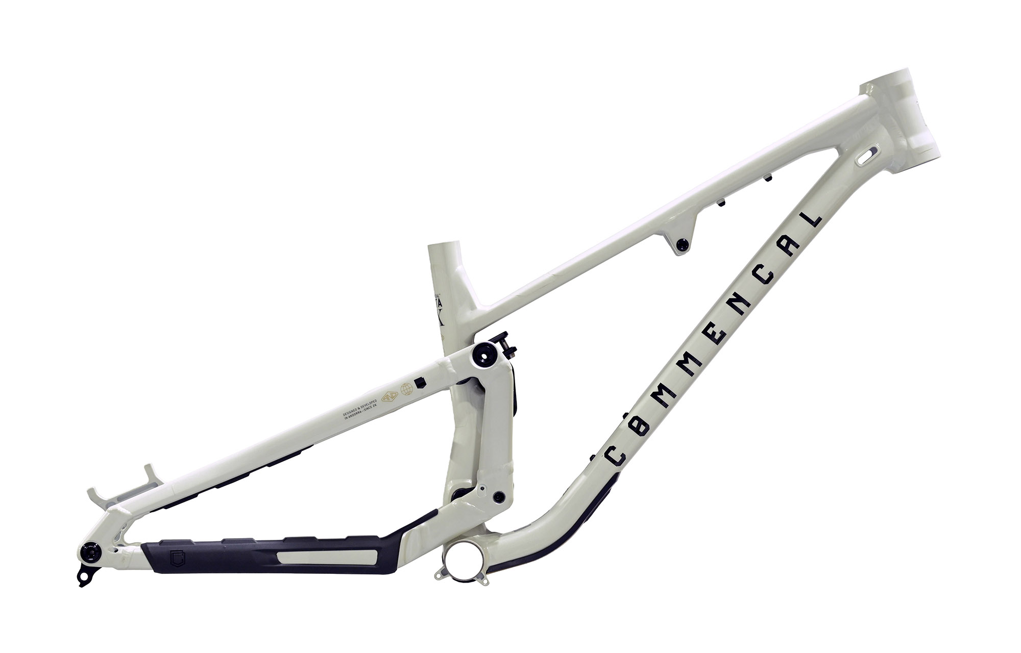 FRAME COMMENCAL META SX V5 CLEAR SILVER - S (23230401) image cover number 0