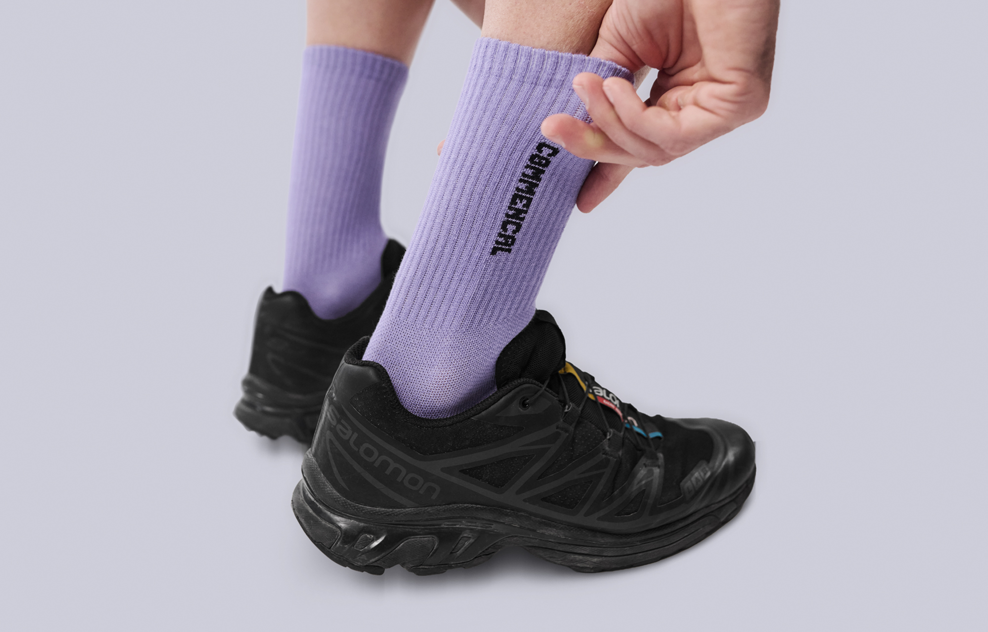 CALZE COMMENCAL LIFESTYLE PURPLE image number 2