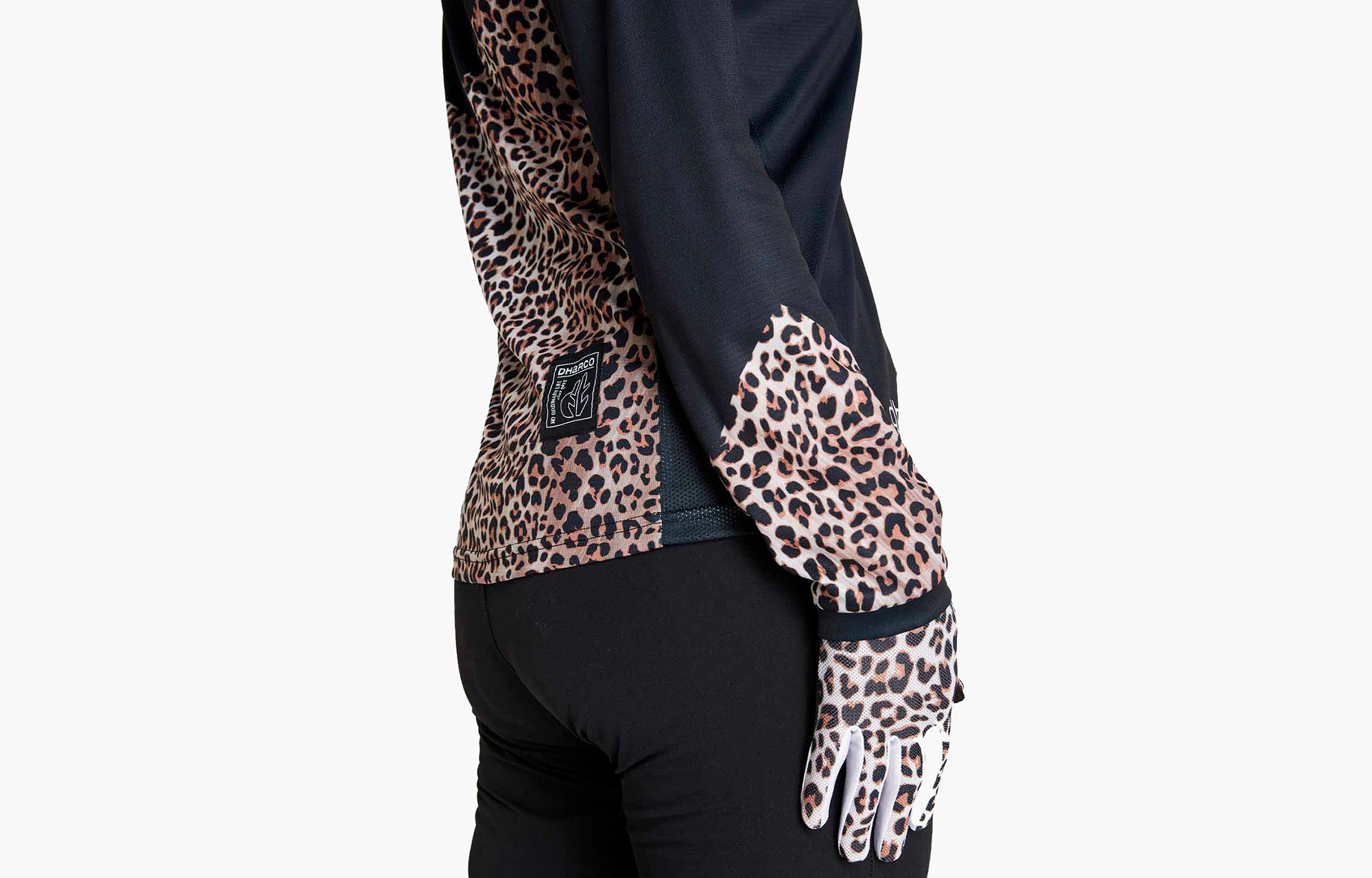 DHARCO WOMEN LONG SLEEVE JERSEY LEOPARD image number 1