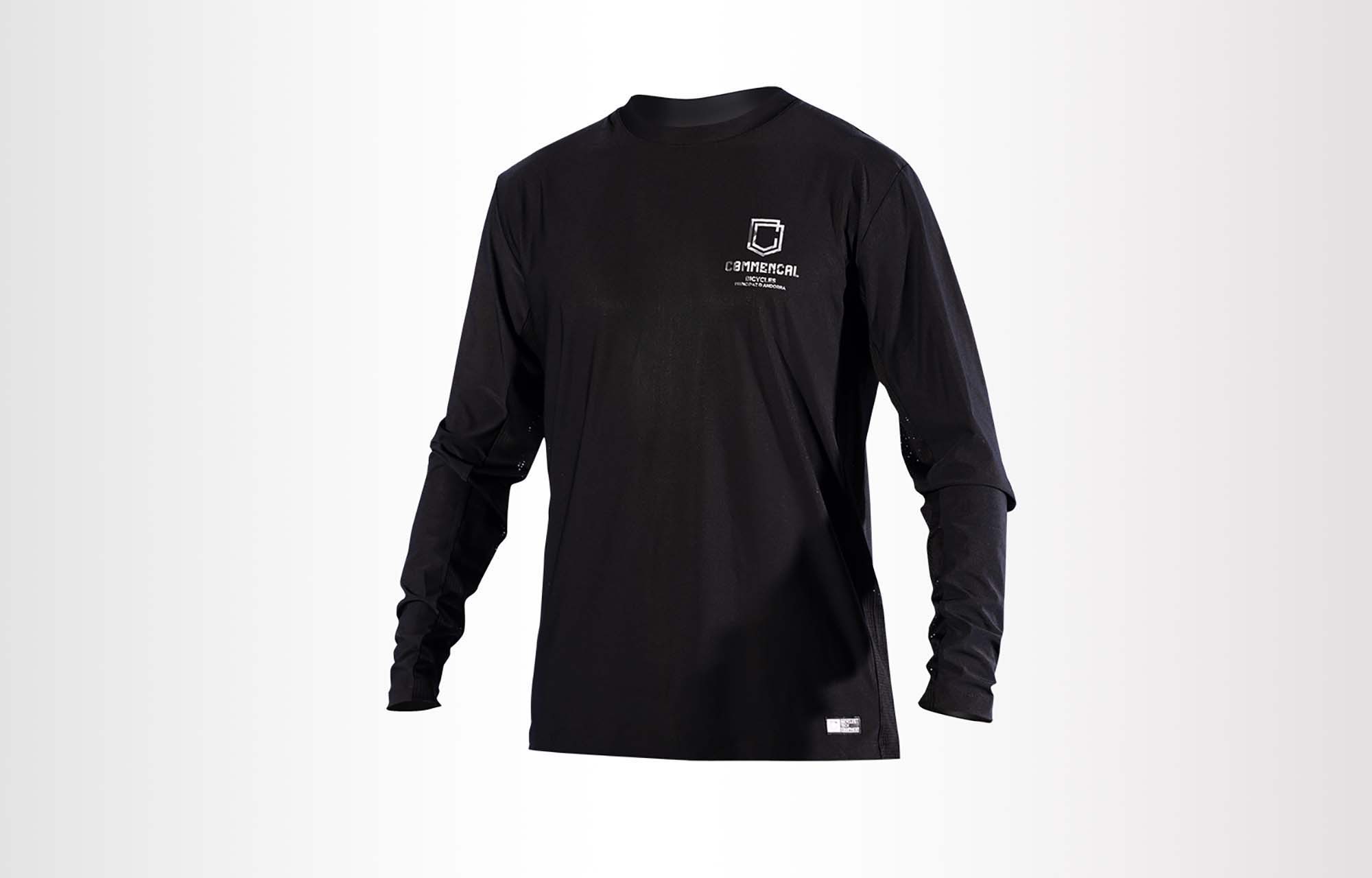 COMMENCAL LIGHTECH BASIC LONG SLEEVE JERSEY BLACK image number 0