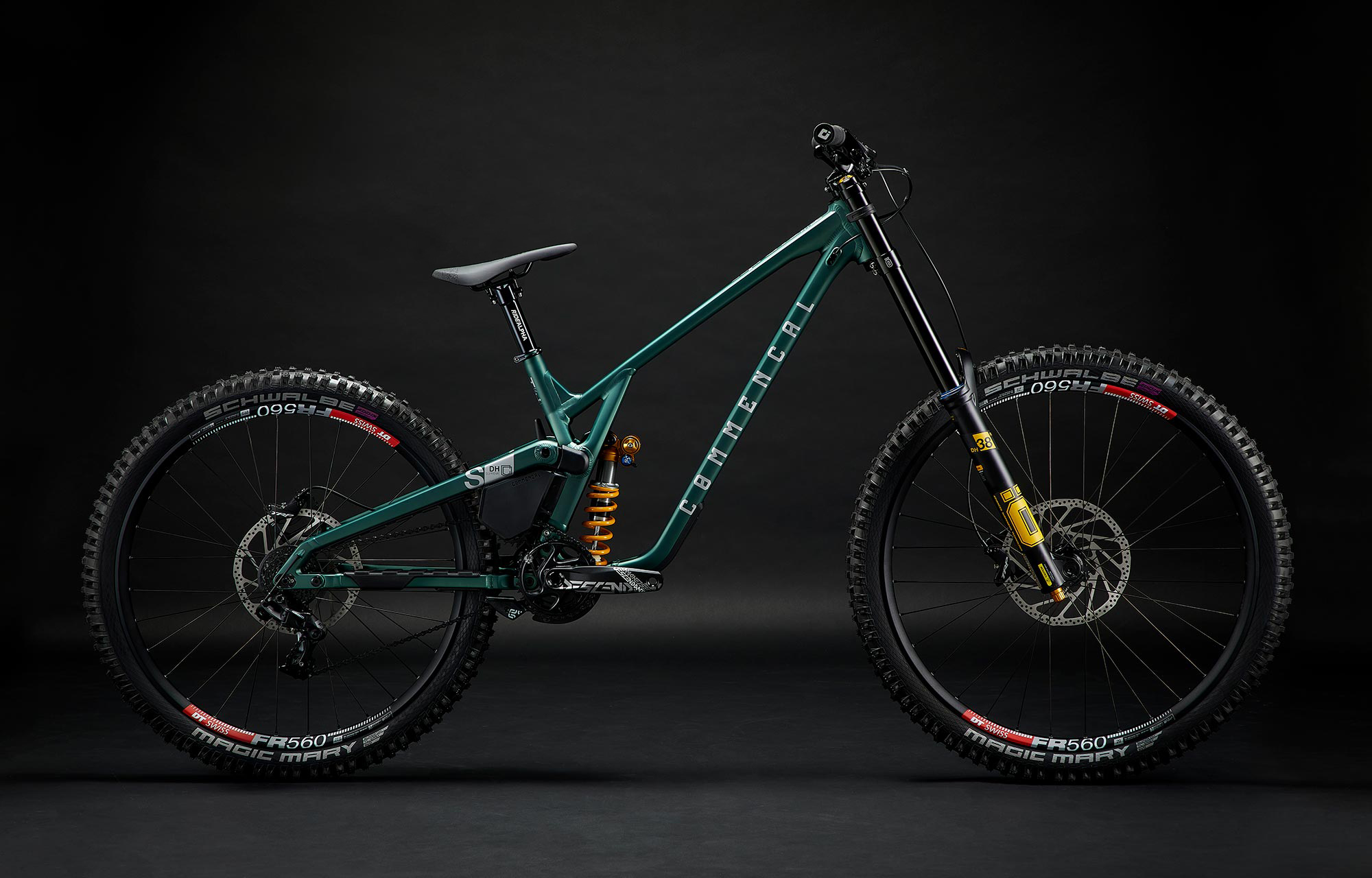 COMMENCAL SUPREME DH V5 OHLINS EDITION METALLIC GREEN image number null