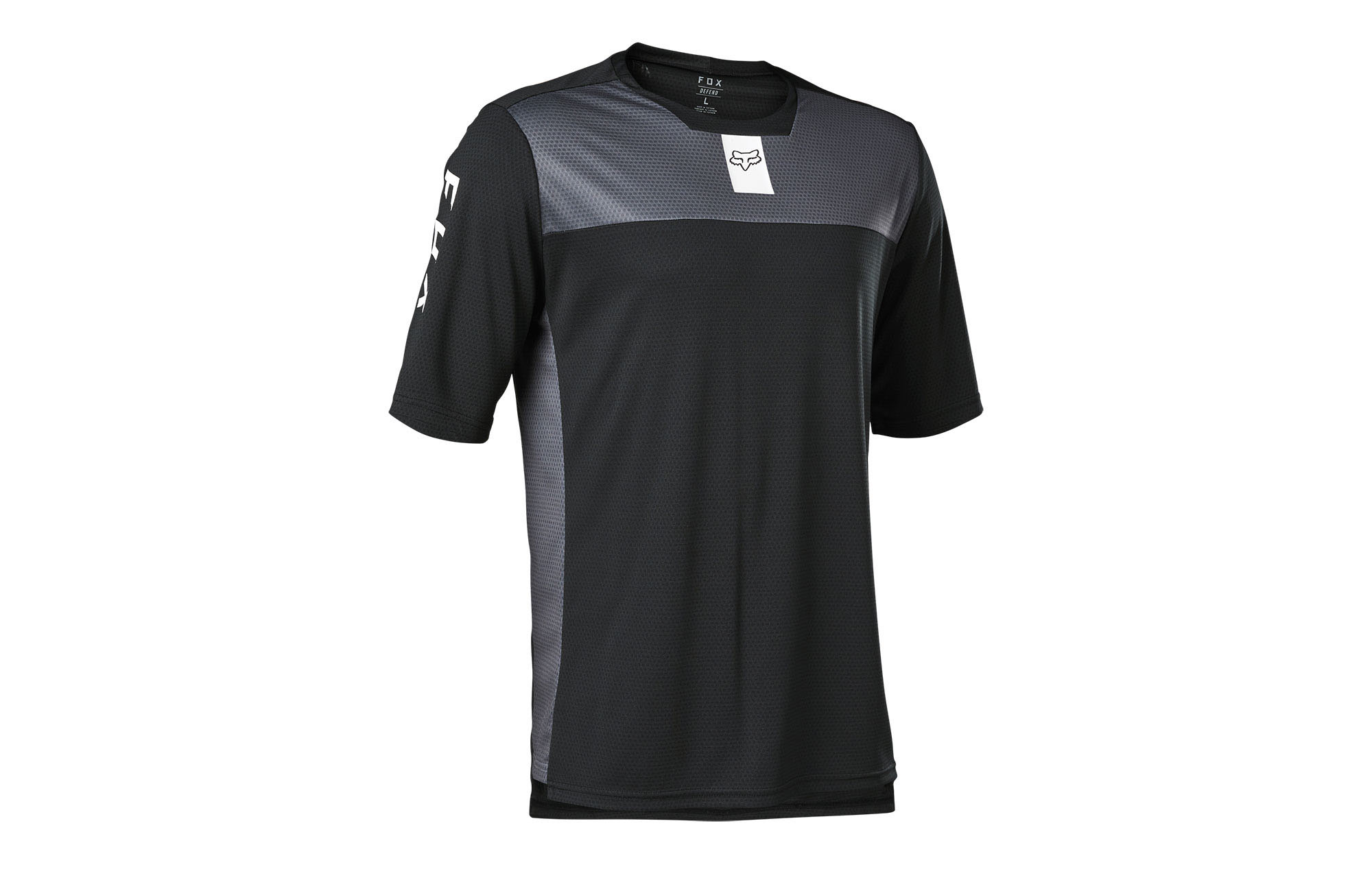 FOX DEFEND SHORT SLEEVE JERSEY BLACK image number 0
