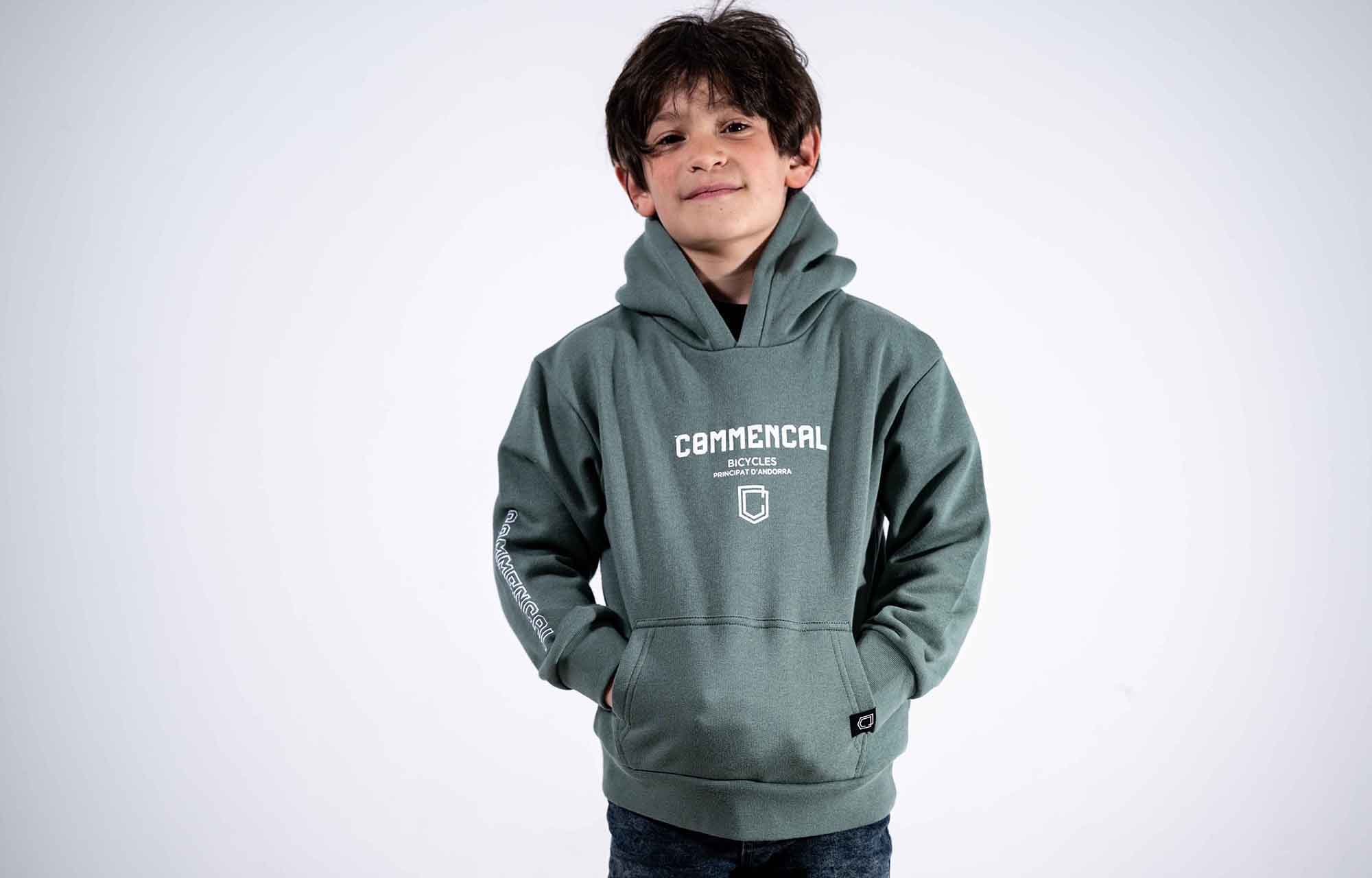 SUDADERA COMMENCAL KIDS CORPORATE SWAMP image number 0