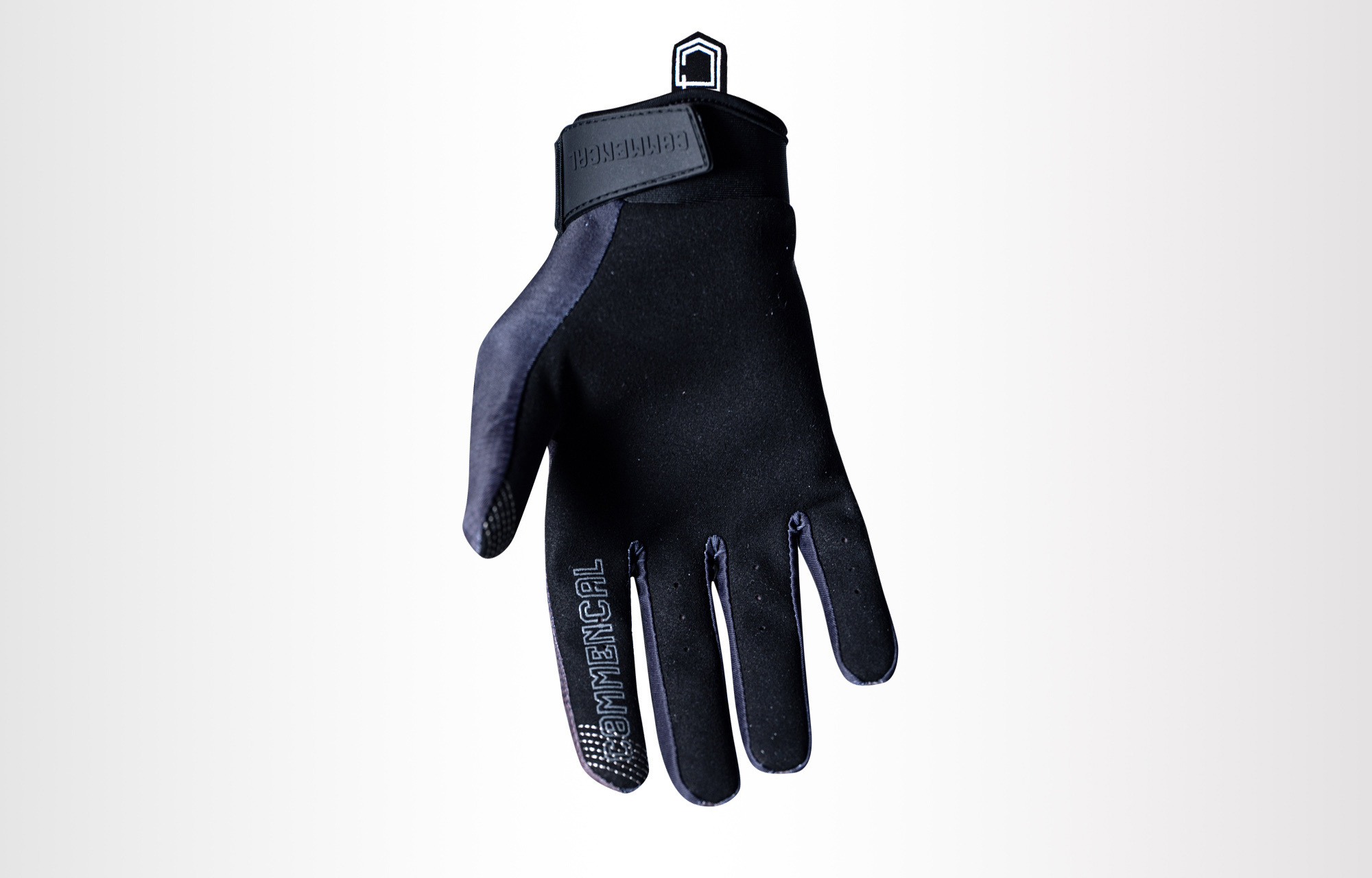 COMMENCAL VELCRO FASTEN GLOVES BLACK image number 0