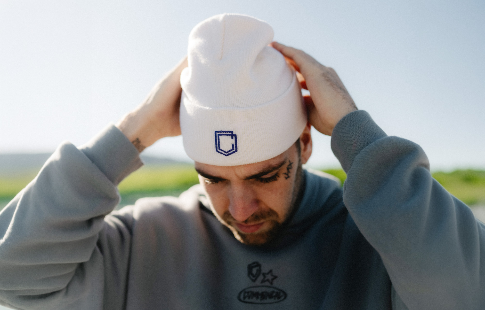 GORRO COMMENCAL MERINOS  GREIGE image large number 4