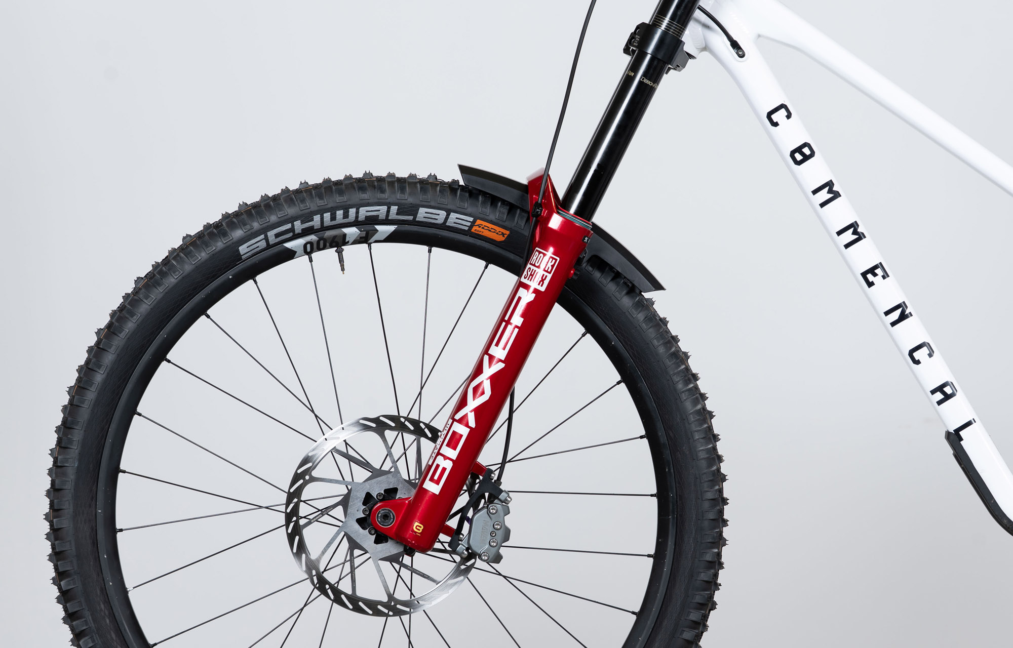 COMMENCAL SUPREME DH V5 ROCKSHOX PURE WHITE - L (24157103) image large number 6