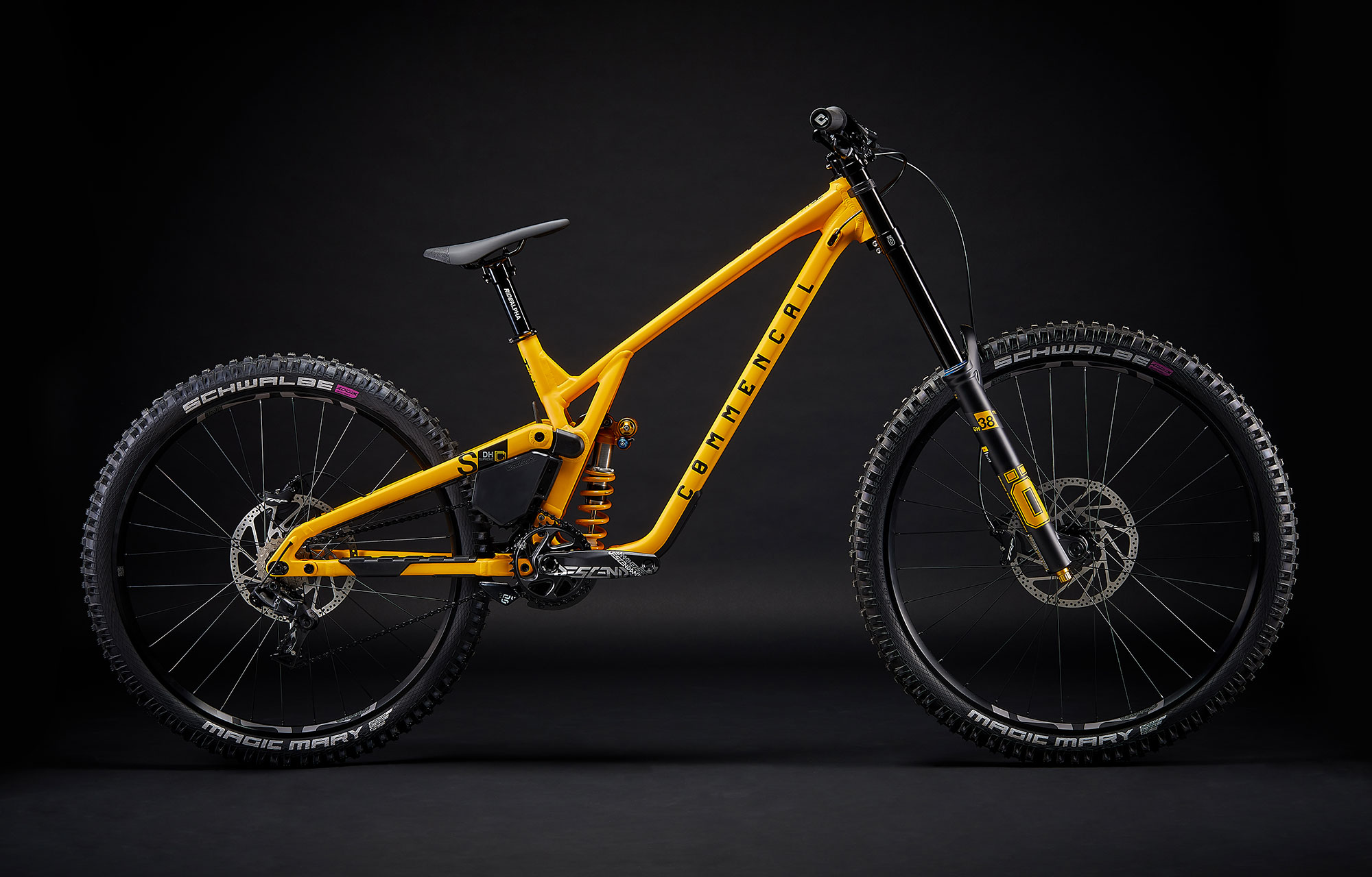 COMMENCAL SUPREME DH V5 OHLINS EDITION OHLINS YELLOW image number null