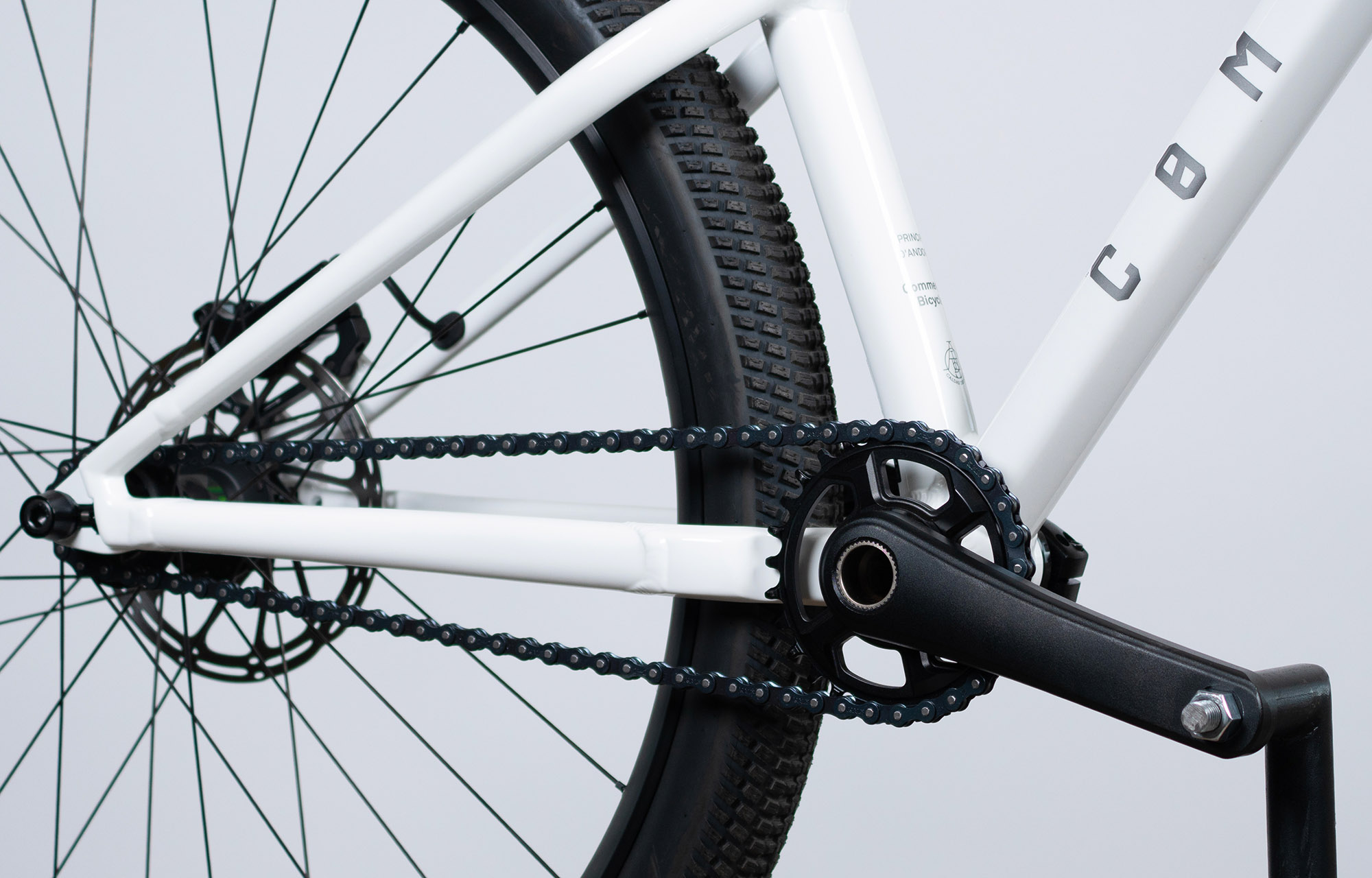 COMMENCAL ABSOLUT CIRCUS MATTE BLACK PURE WHITE - S (24141901) image number null