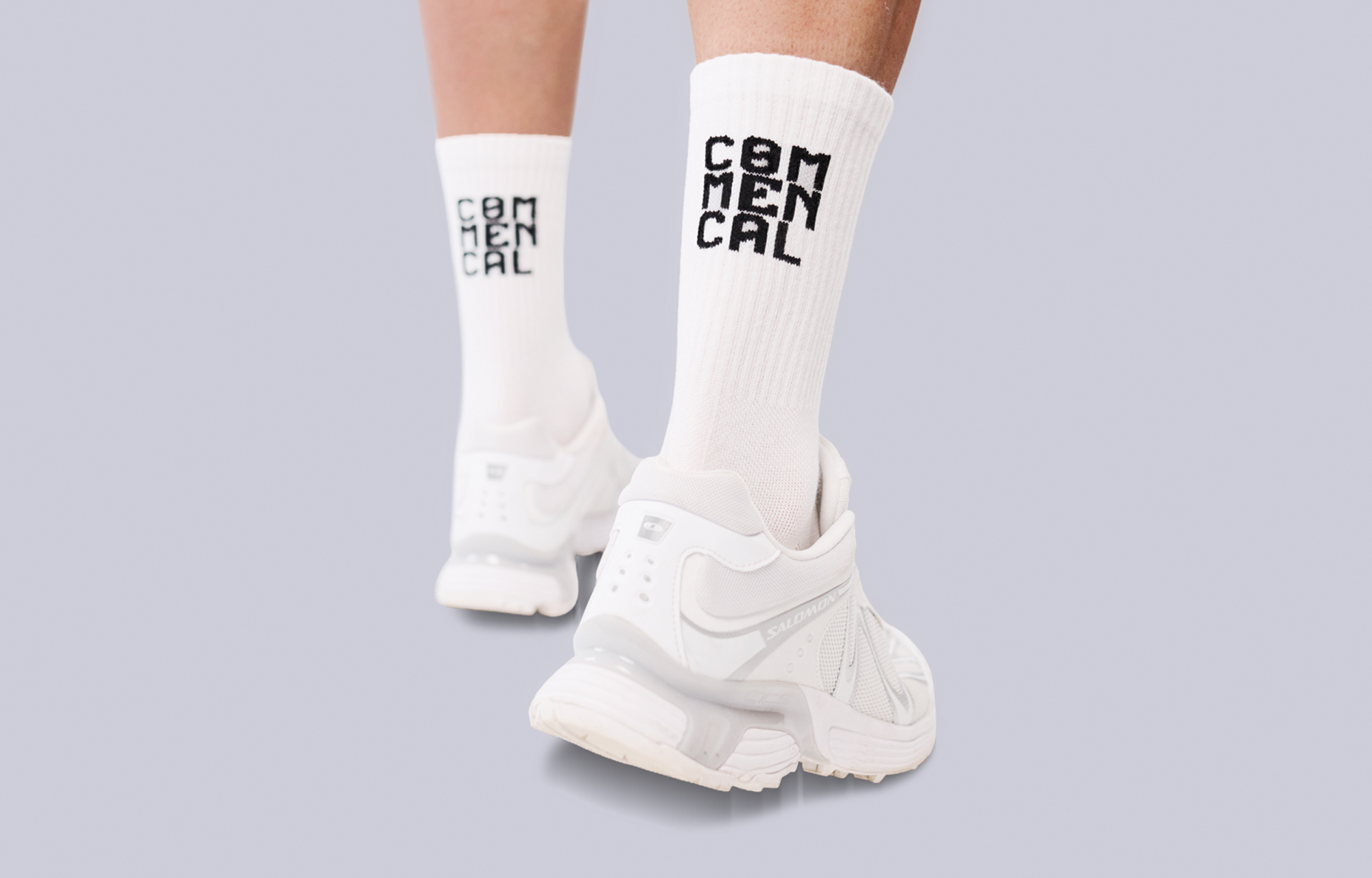 CHAUSSETTES COMMENCAL LIFESTYLE WHITE image large number 3