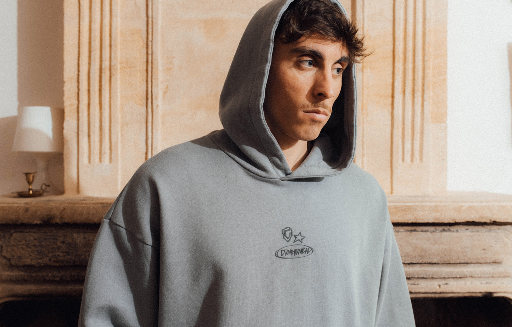 COMMENCAL LOGORAMA HOODIE GREY image number 2