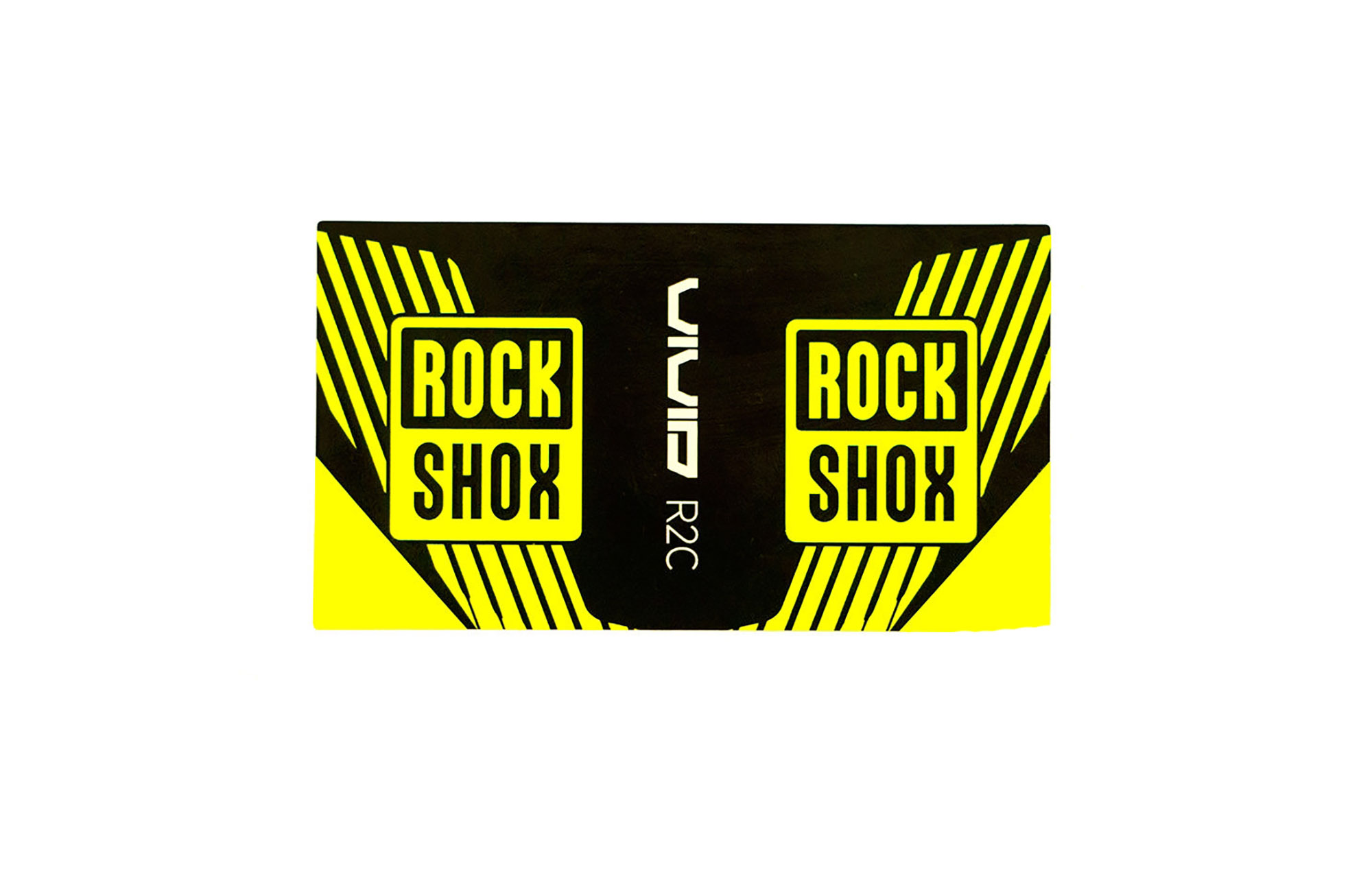 NEON/YELLOW STICKER FOR ROCK SHOX VIVID R2C image number null