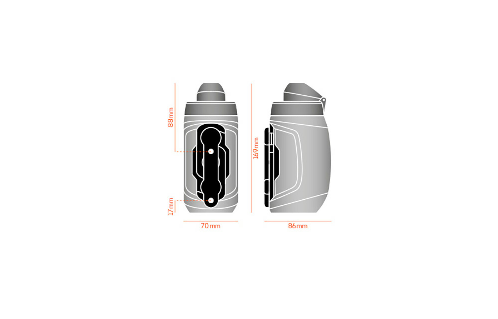 FIDLOCK TWIST BOTTLE 450ML WITH BIKE BASE image number null