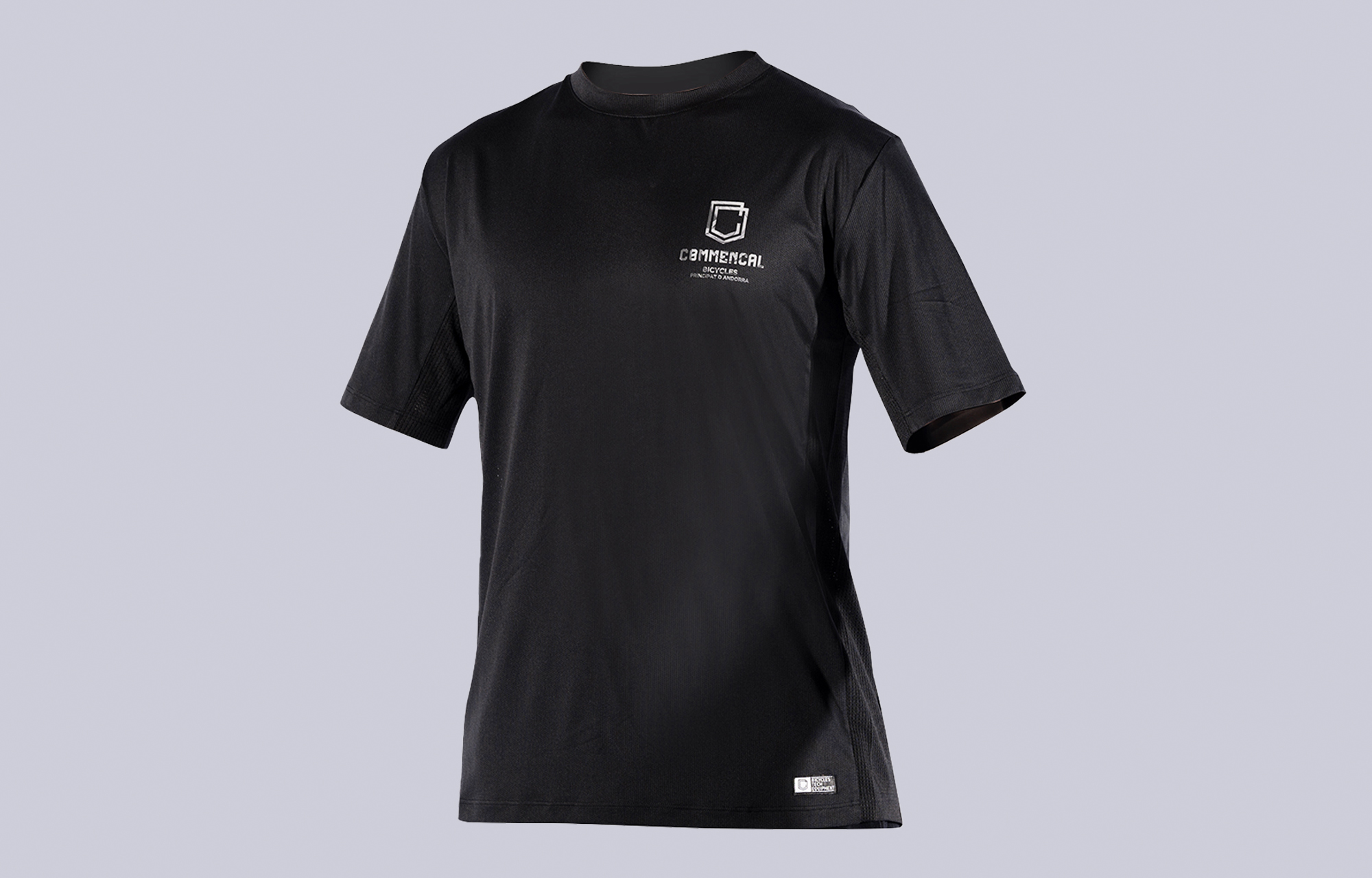 COMMENCAL LIGHTECH BASIC SHORT JERSEY BLACK image number 0