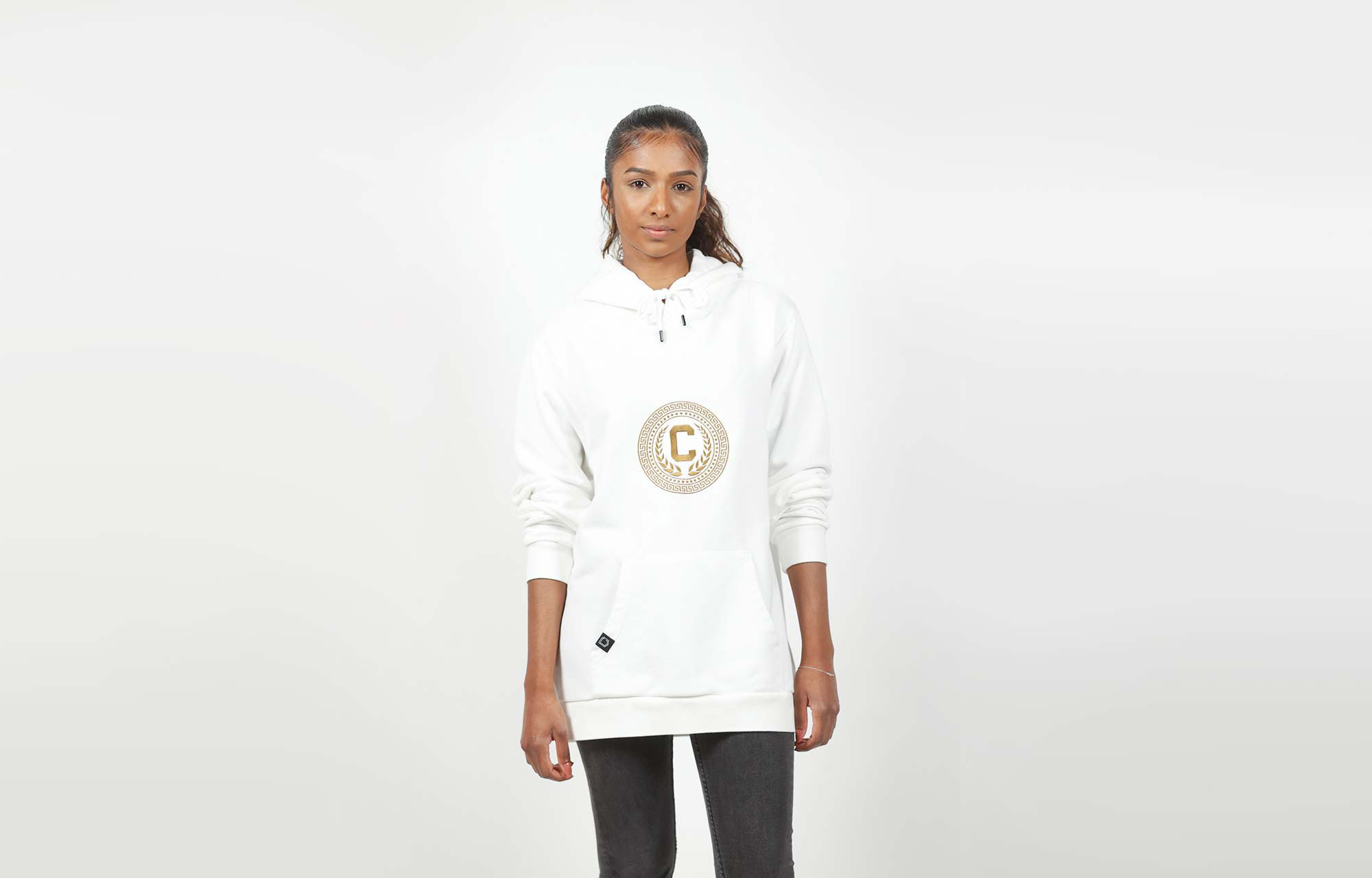 SUDADERA COMMENCAL BLAZON OFF WHITE image number 1