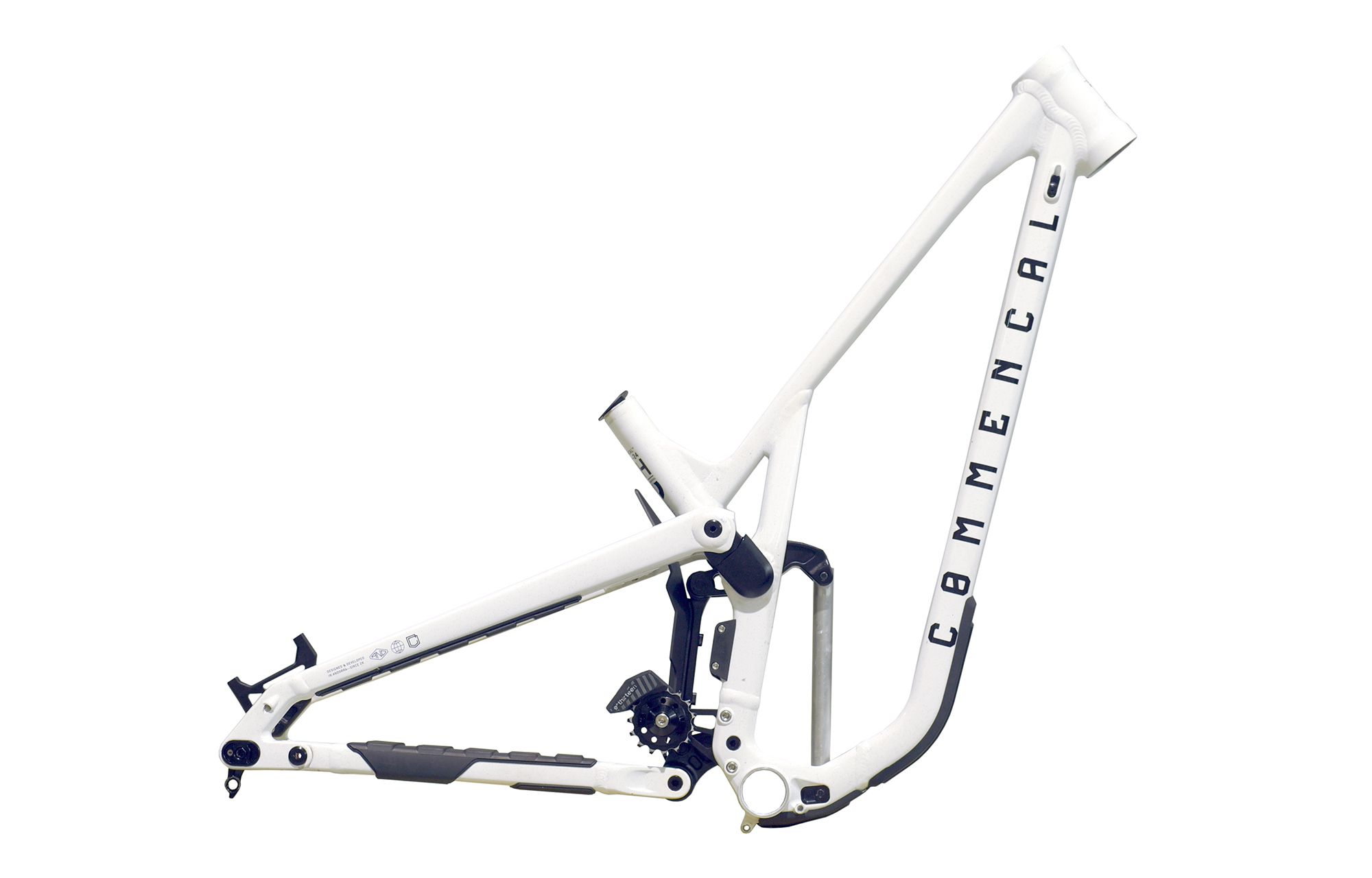FRAME COMMENCAL SUPREME DH V5 GLITTERY WHITE [COMMENCAL TEAM] - XS (24253600) image number null
