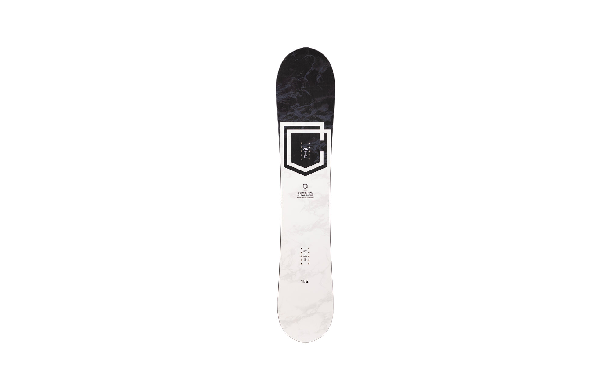 SNOWBOARD COMMENCAL CLASH BLACK & WHITE 155 (21440002) image cover number 0