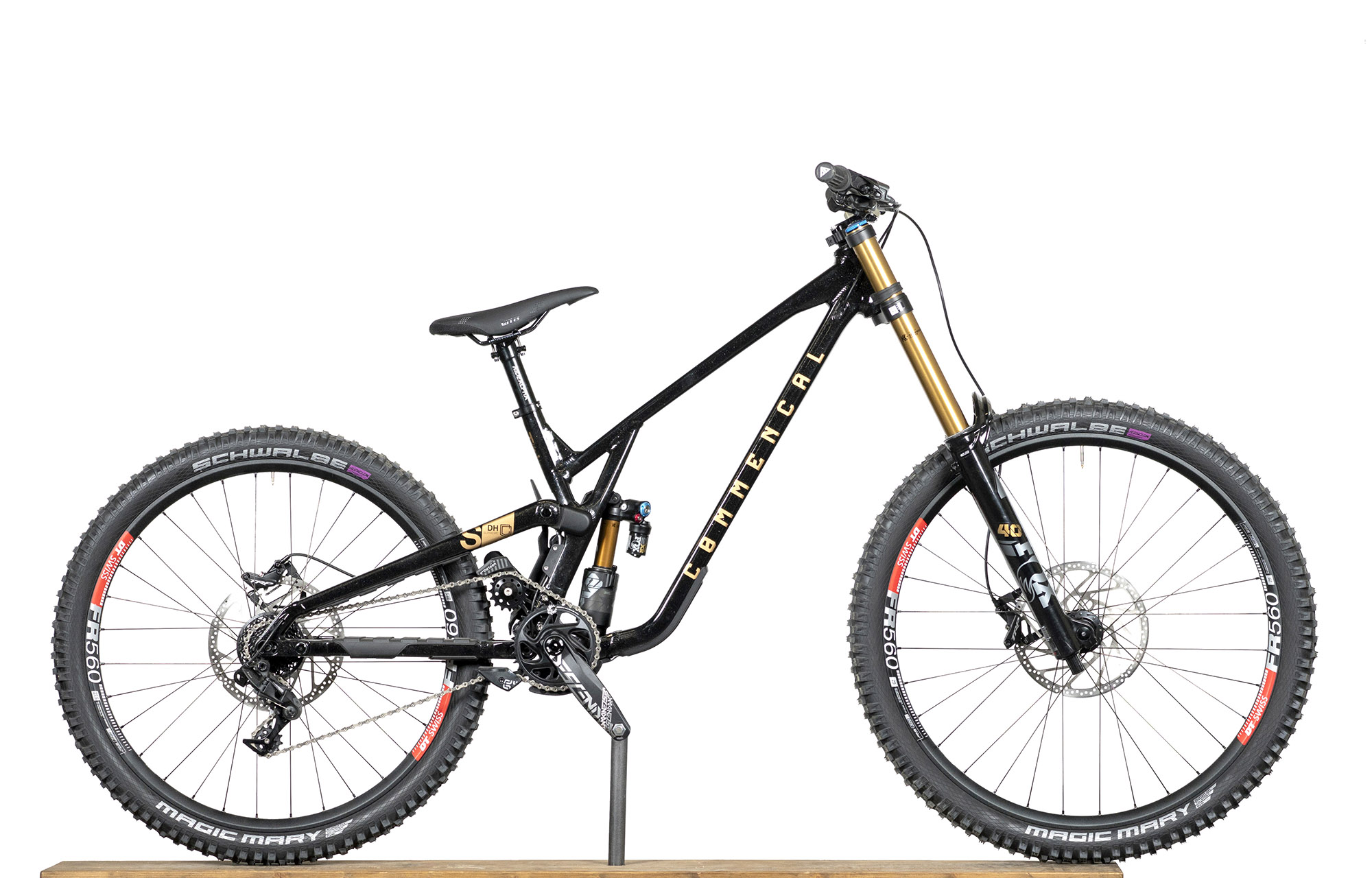 COMMENCAL SUPREME DH V5 SIGNATURE GLITTERY BLACK ALC - M (22102058) image number null