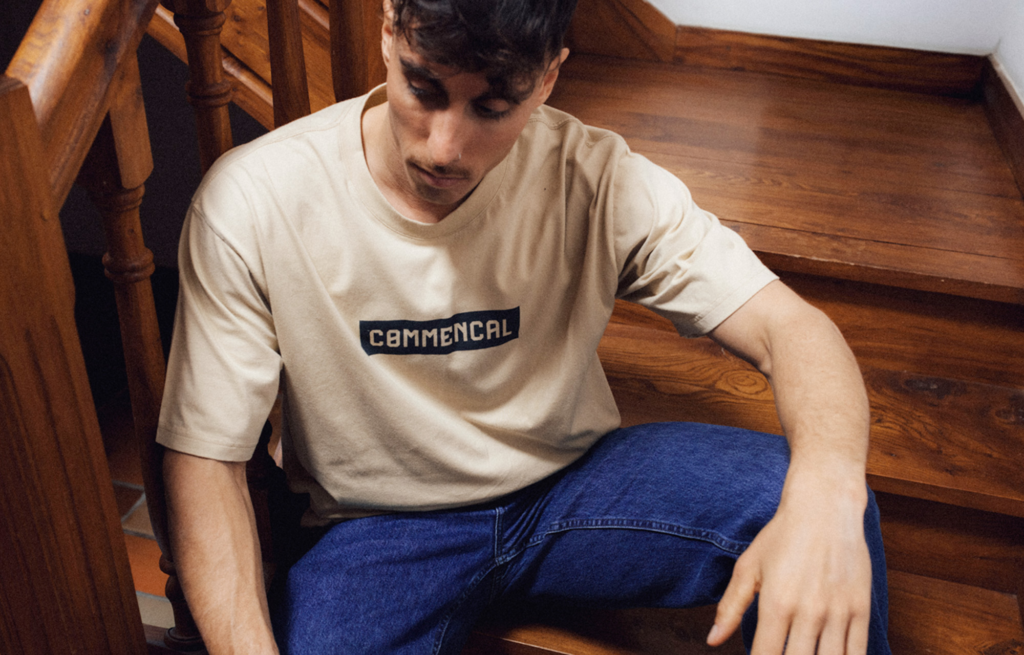 COMMENCAL REGULAR FIT CORPORATE T-SHIRT LEMON image number 2