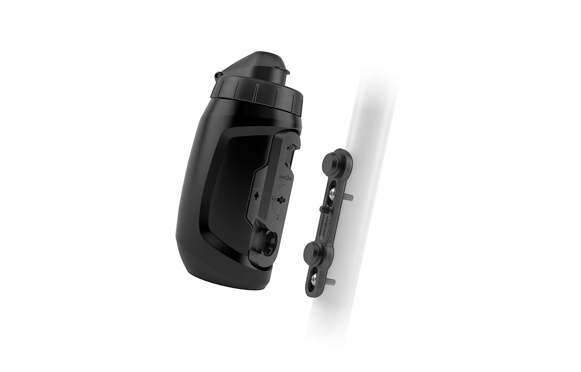 FIDLOCK TWIST BOTTLE 450ML BLACK WITH BIKE BASE image number null