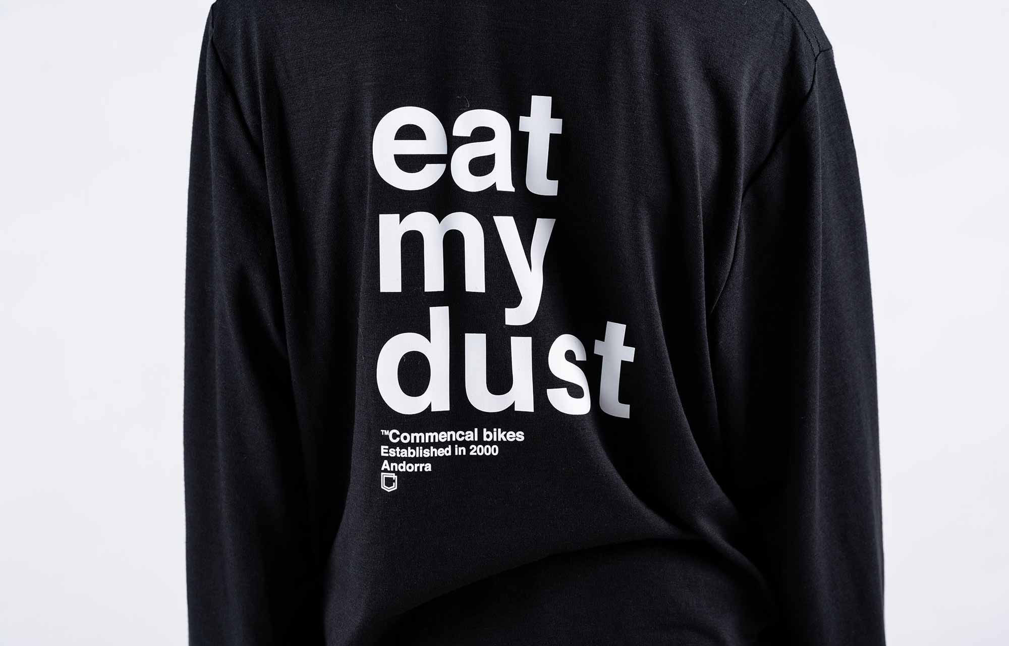 COMMENCAL KIDS LONG SLEEVE TECH TEE EAT MY DUST image number 2