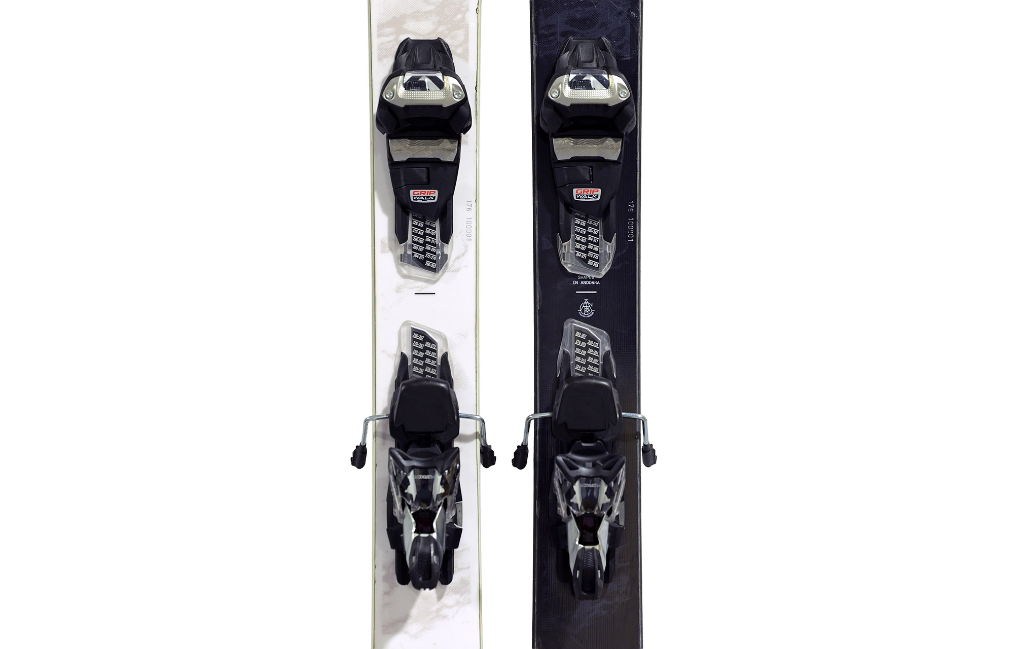 SKIS COMMENCAL CLASH BLACK & WHITE / FIX MARKER GRIFFON 13 TCX- 176 (21410302) image cover number large 1