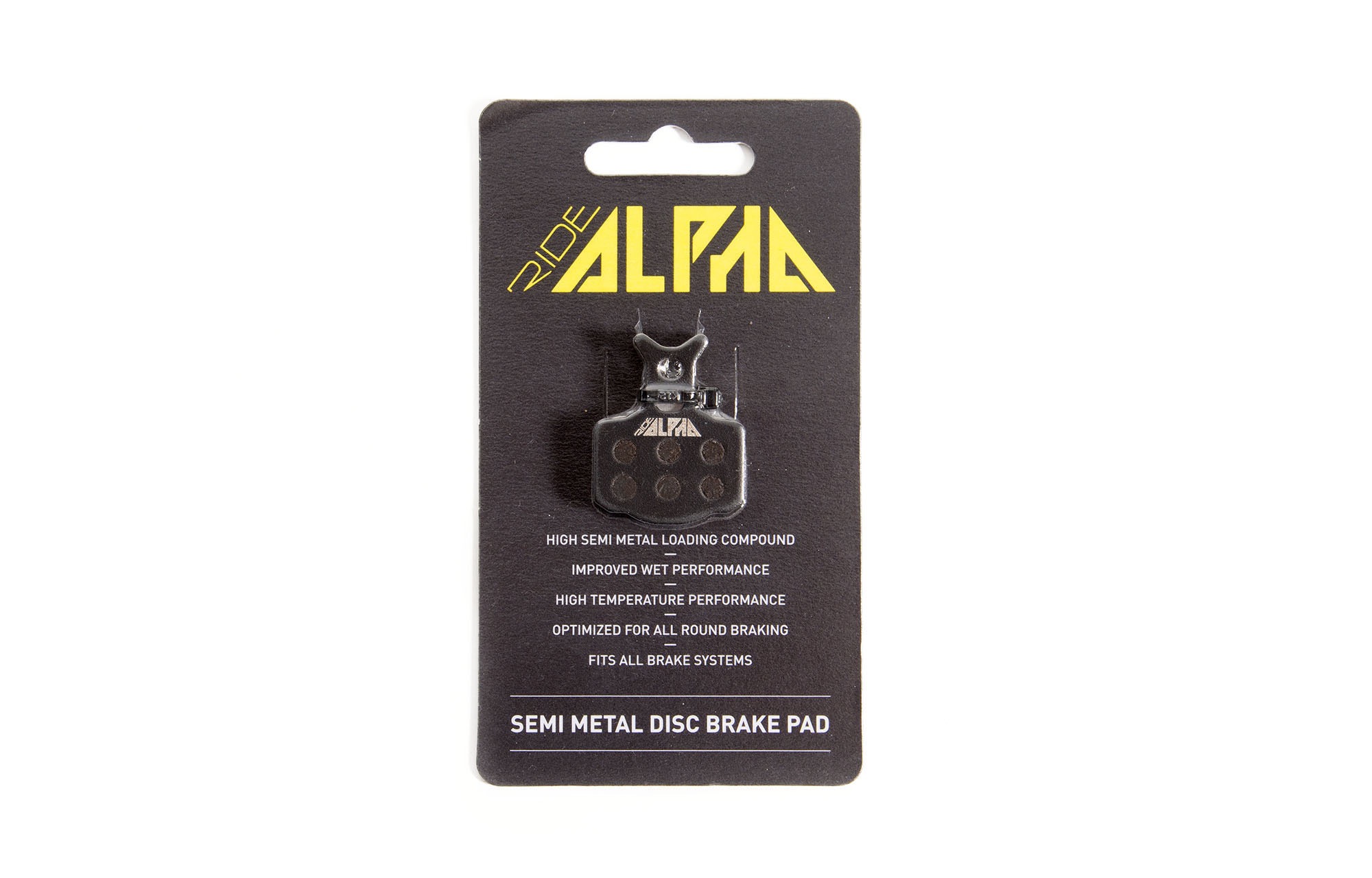 RIDE ALPHA SEMI-METAL BRAKE PADS - TEKTRO HDC330/AURIGA image number null