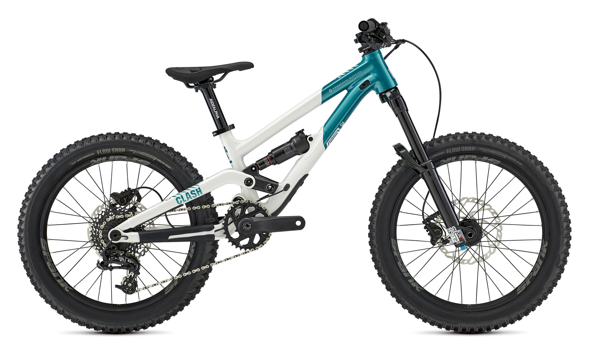 COMMENCAL CLASH 20 PEARL WHITE/ ELECTROPLATE LAGOON image number null