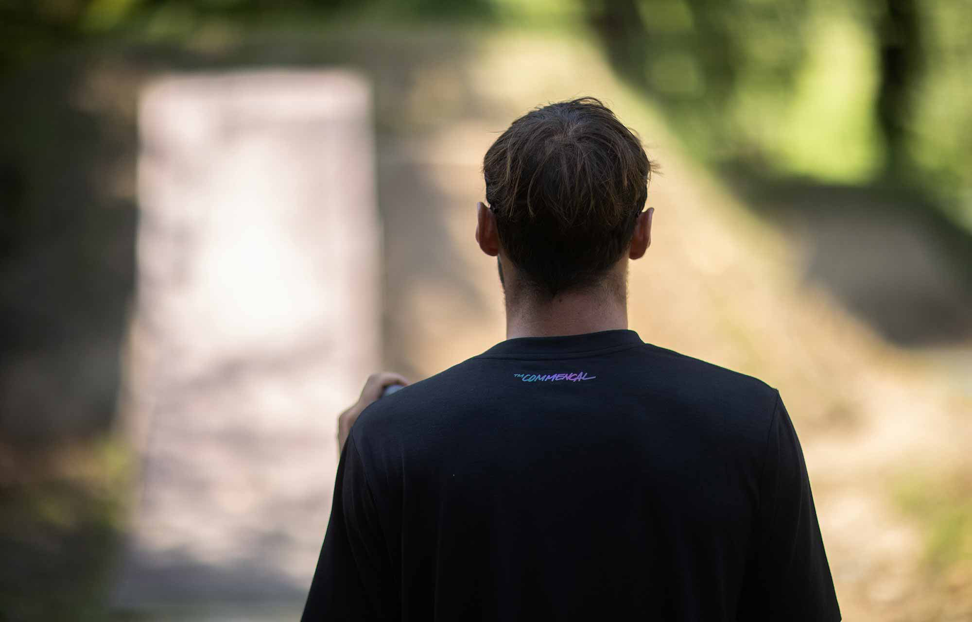 COMMENCAL SHORT SLEEVE TECH TEE BLACK NEON image number 3