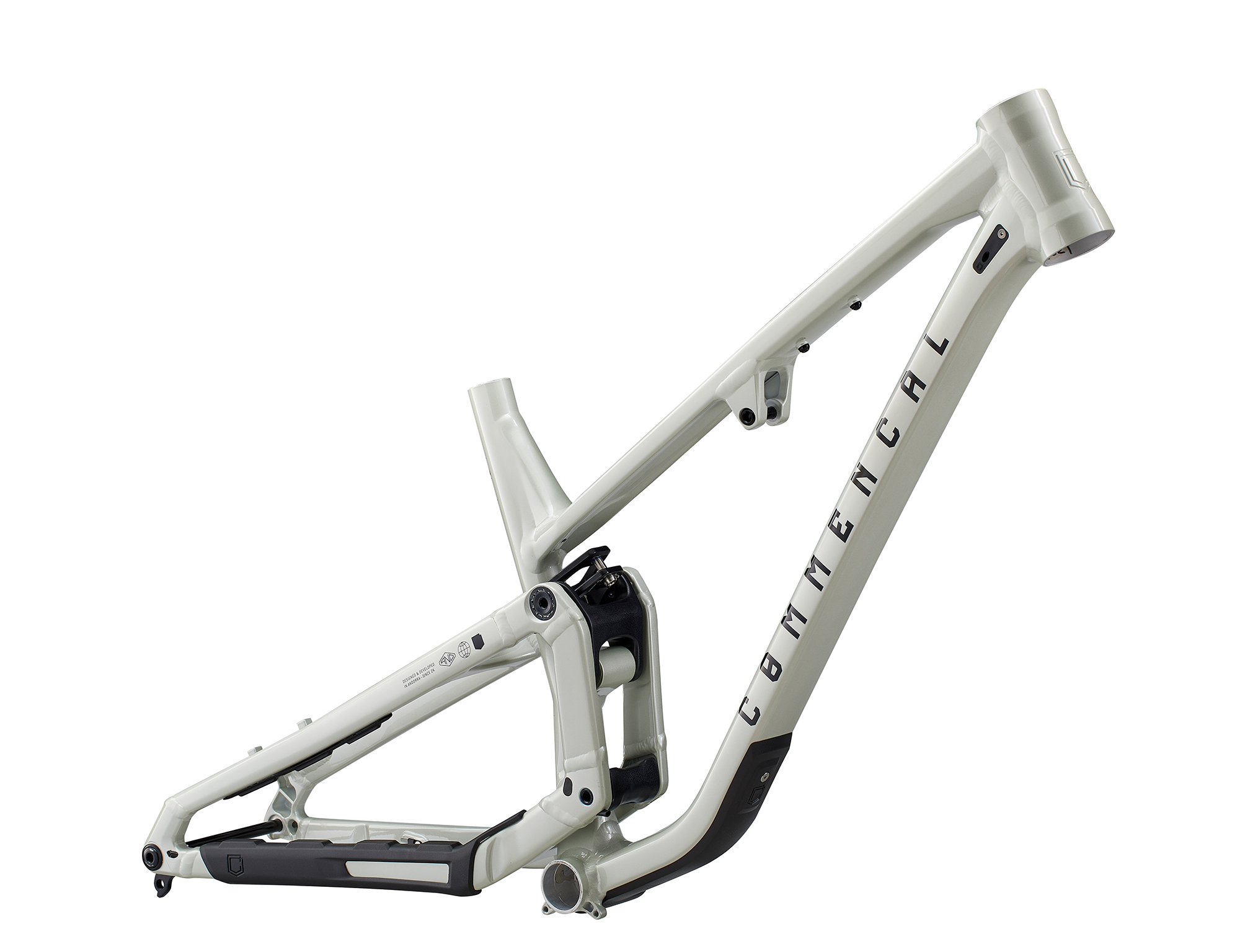 FRAME COMMENCAL META SX V5 CLEAR SILVER image number null