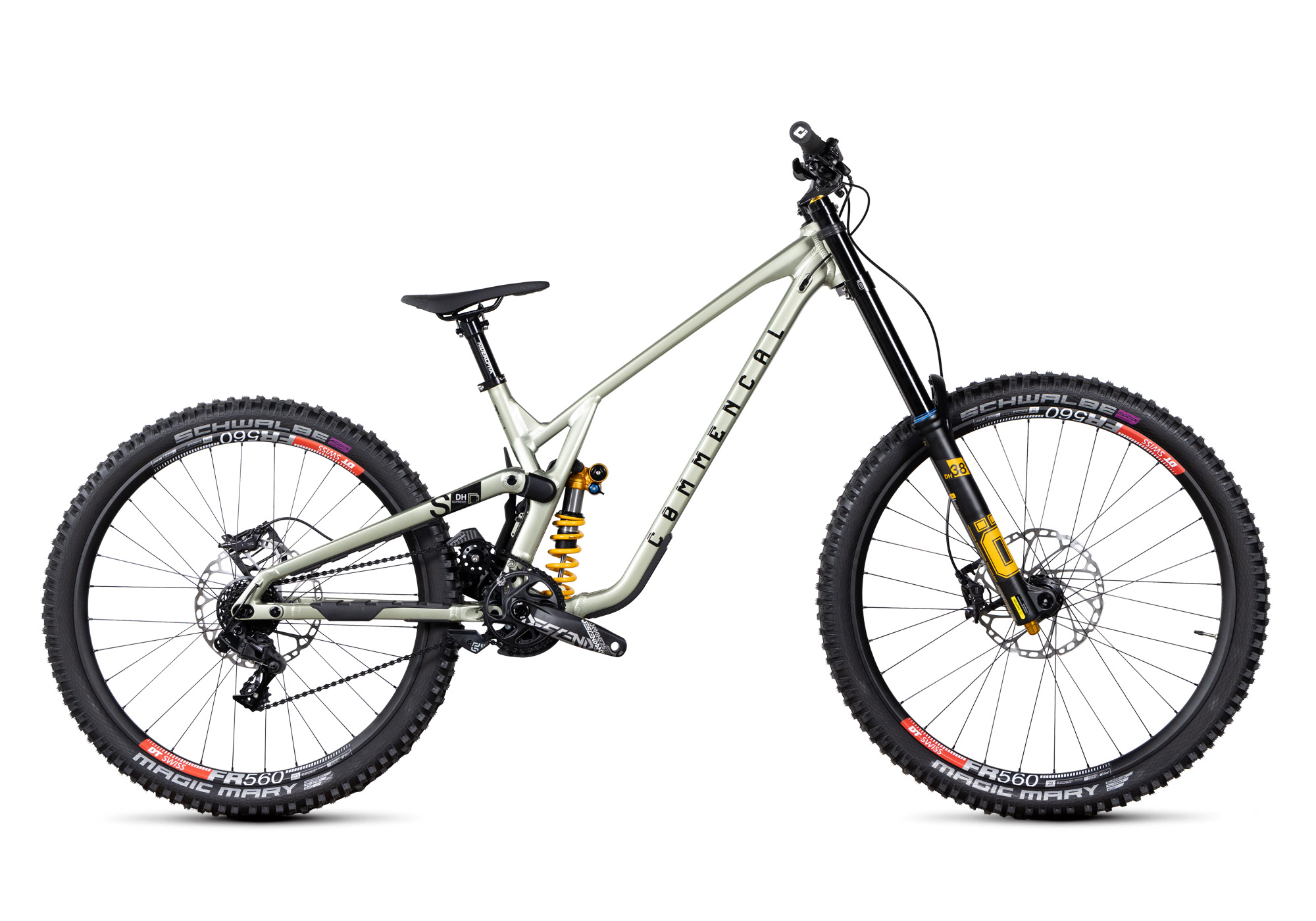 COMMENCAL SUPREME DH V5 OHLINS EDITION ALC 70'S GREEN image number null