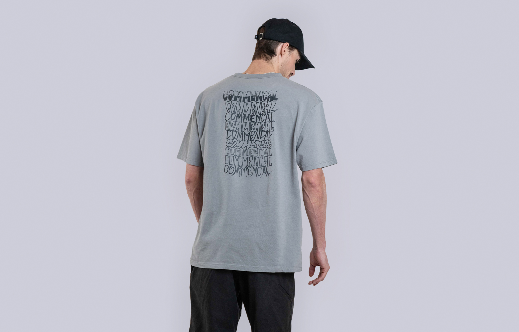 COMMENCAL LOOSE FIT LOGORAMA T-SHIRT GREY image number 0
