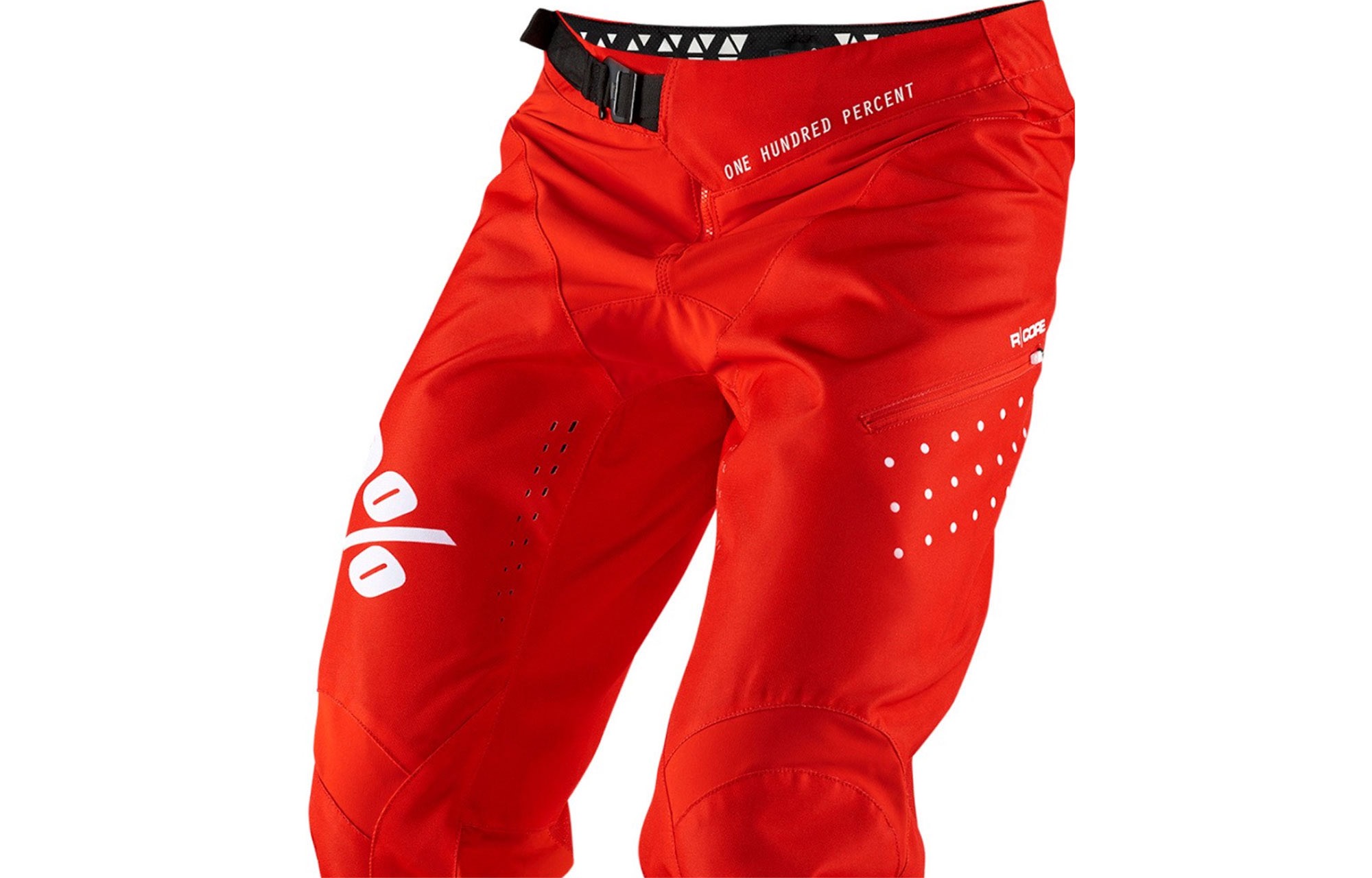 100% R-CORE YOUTH PANTS RED image number 1