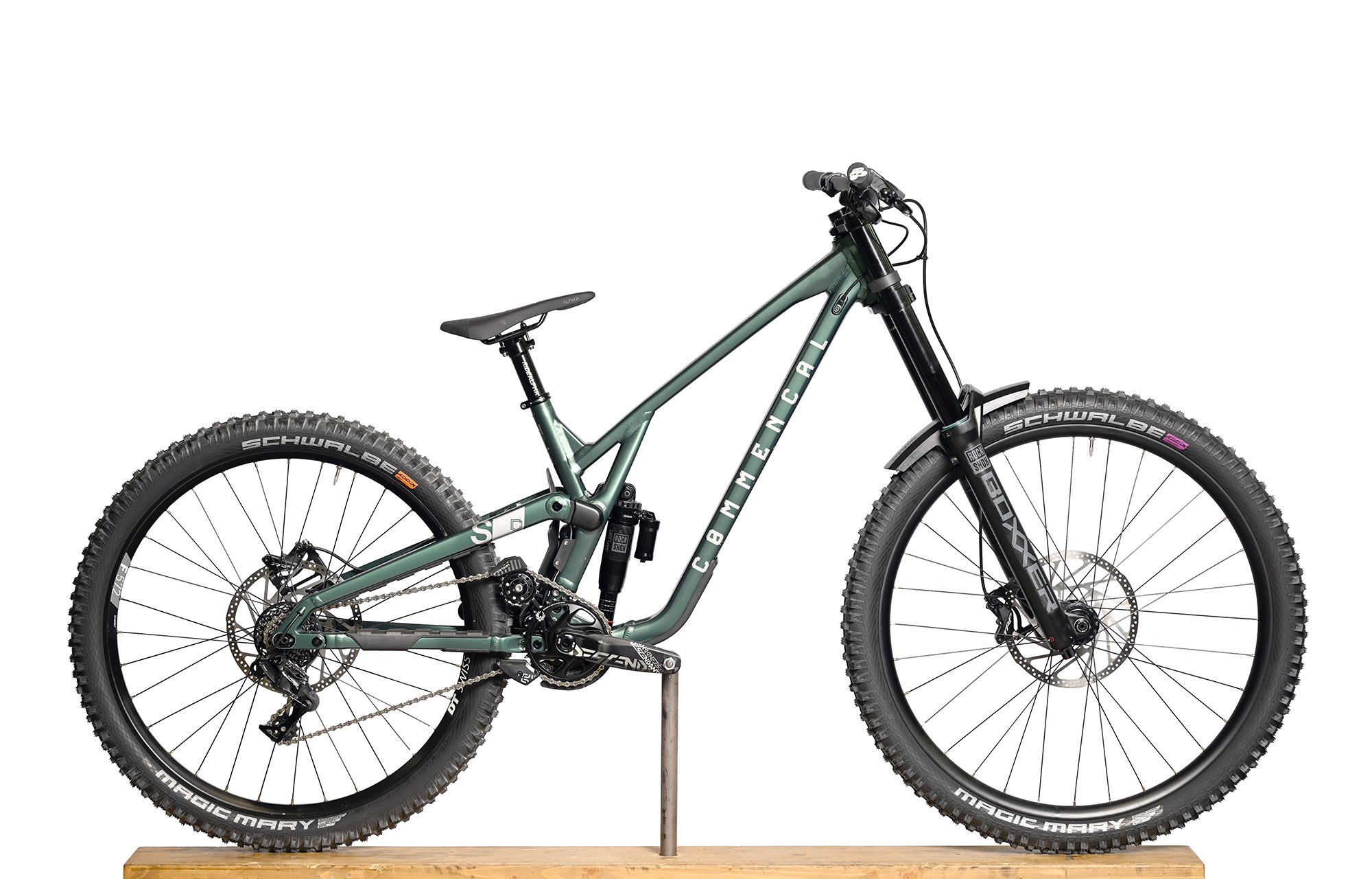 COMMENCAL SUPREME DH V5 RIDE METALLIC GREEN ROCKSHOX - S (23150801) image number null