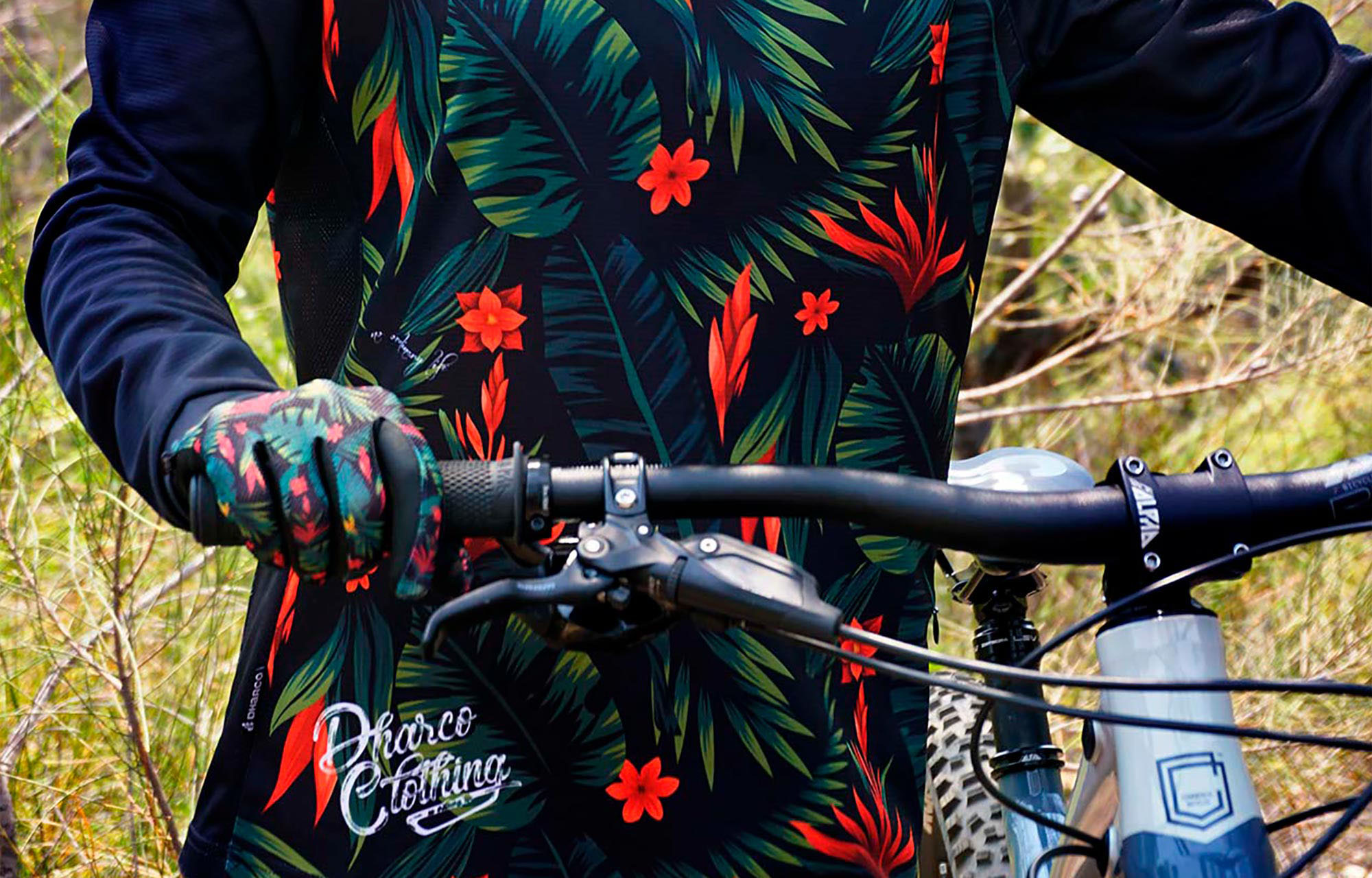 DHARCO WOMEN LONG SLEEVE JERSEY TROPICAL image number 1