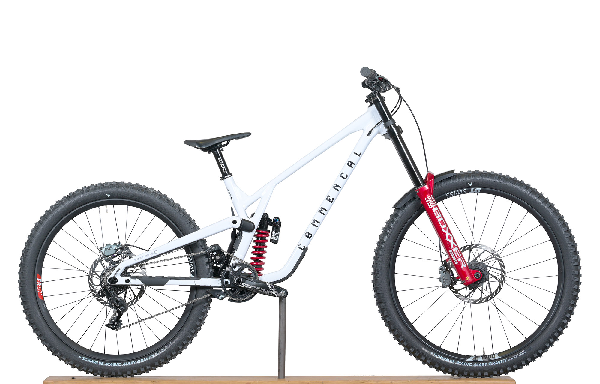 COMMENCAL SUPREME DH V5 ROCKSHOX PURE WHITE - L (24157103) image number null